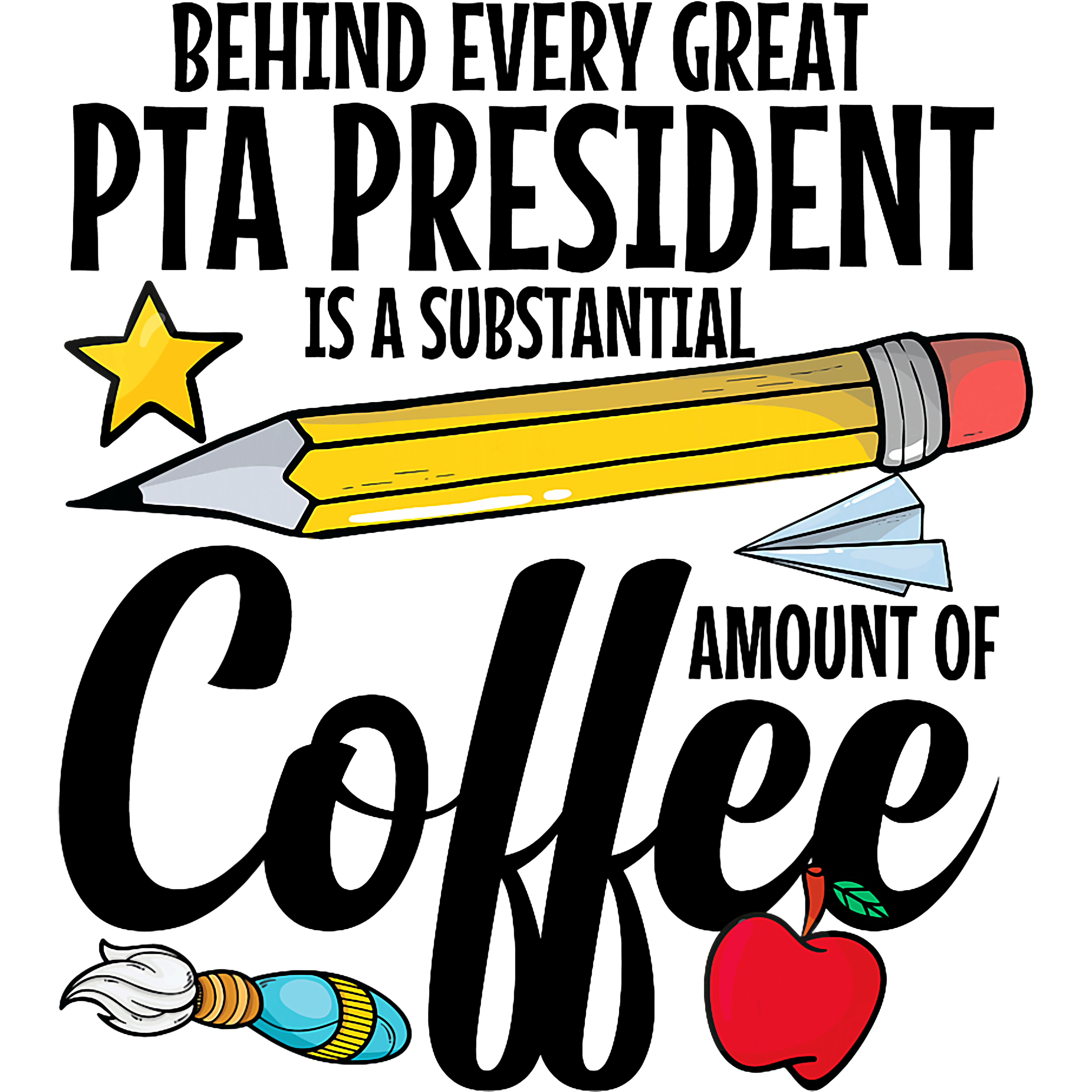Helpful PTA President Appreciation DTF Transfer