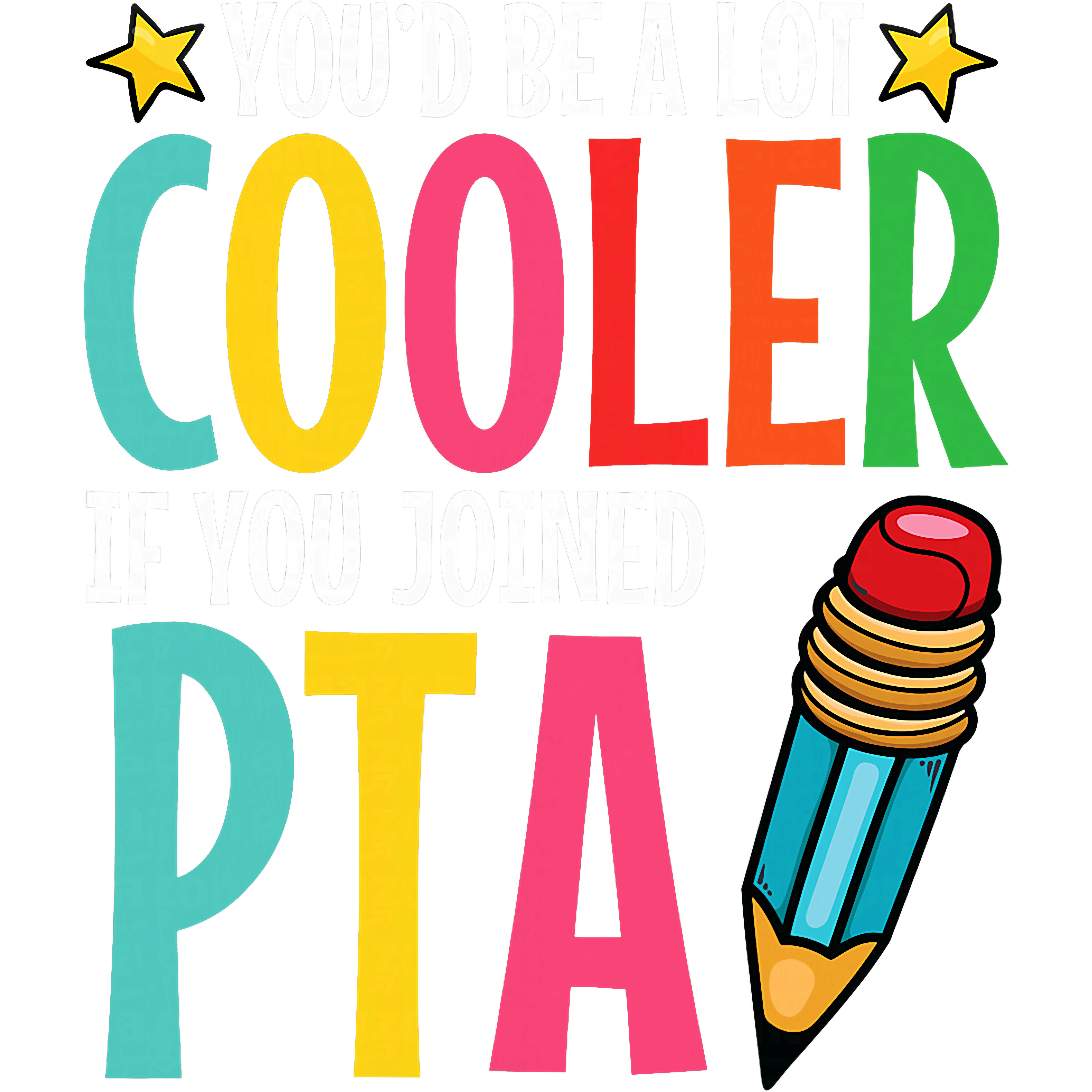 Proud PTA Member Appreciation DTF Transfer