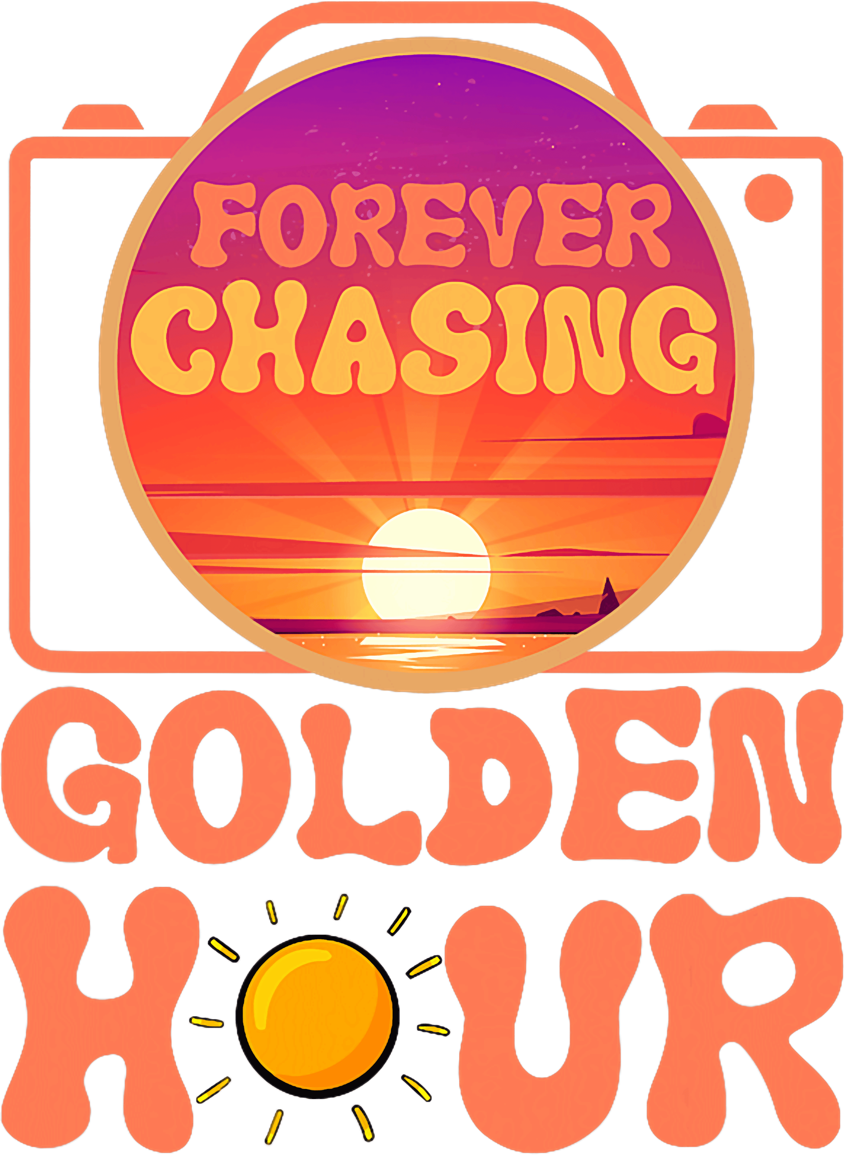 Forever Chasing Golden Hour DTF Transfer