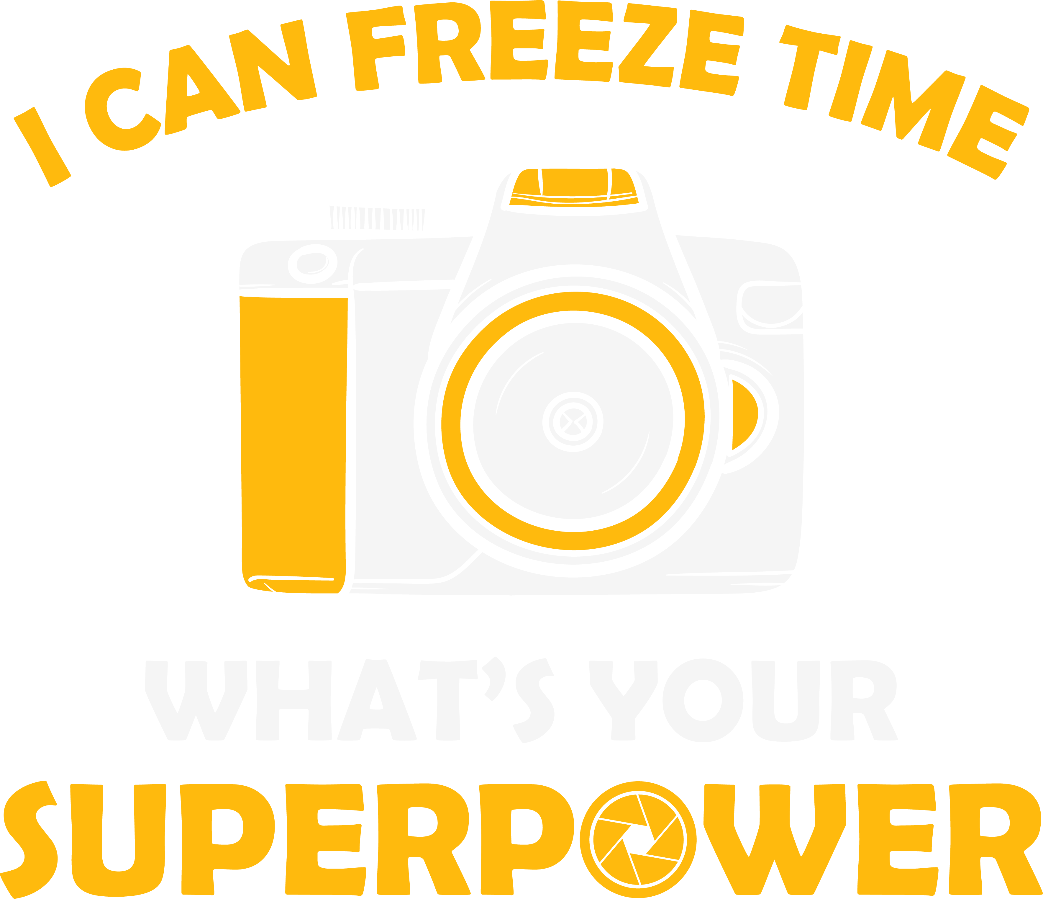Photography Superpower Camera DTF Transfer