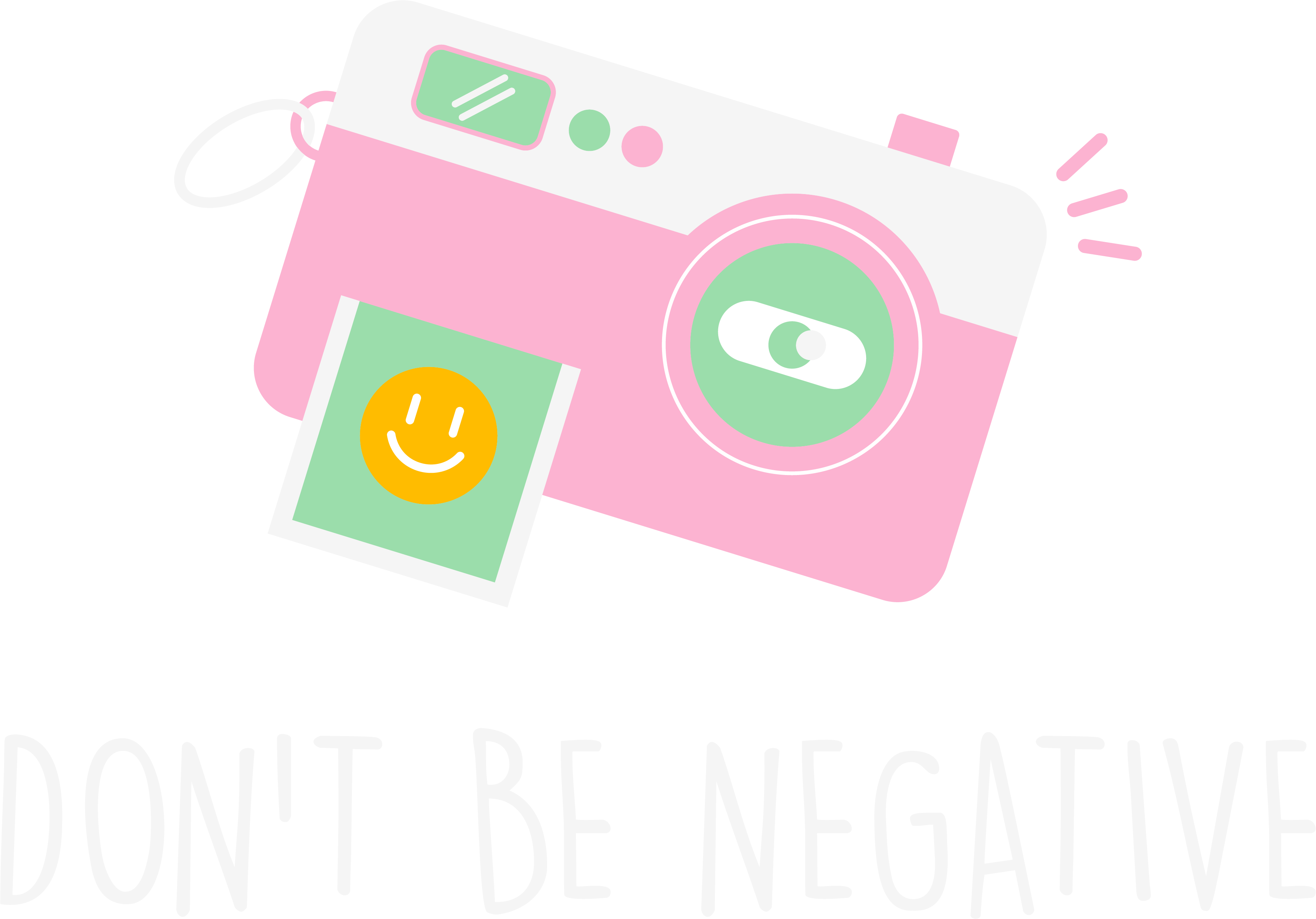Positive Photography Camera DTF Transfer