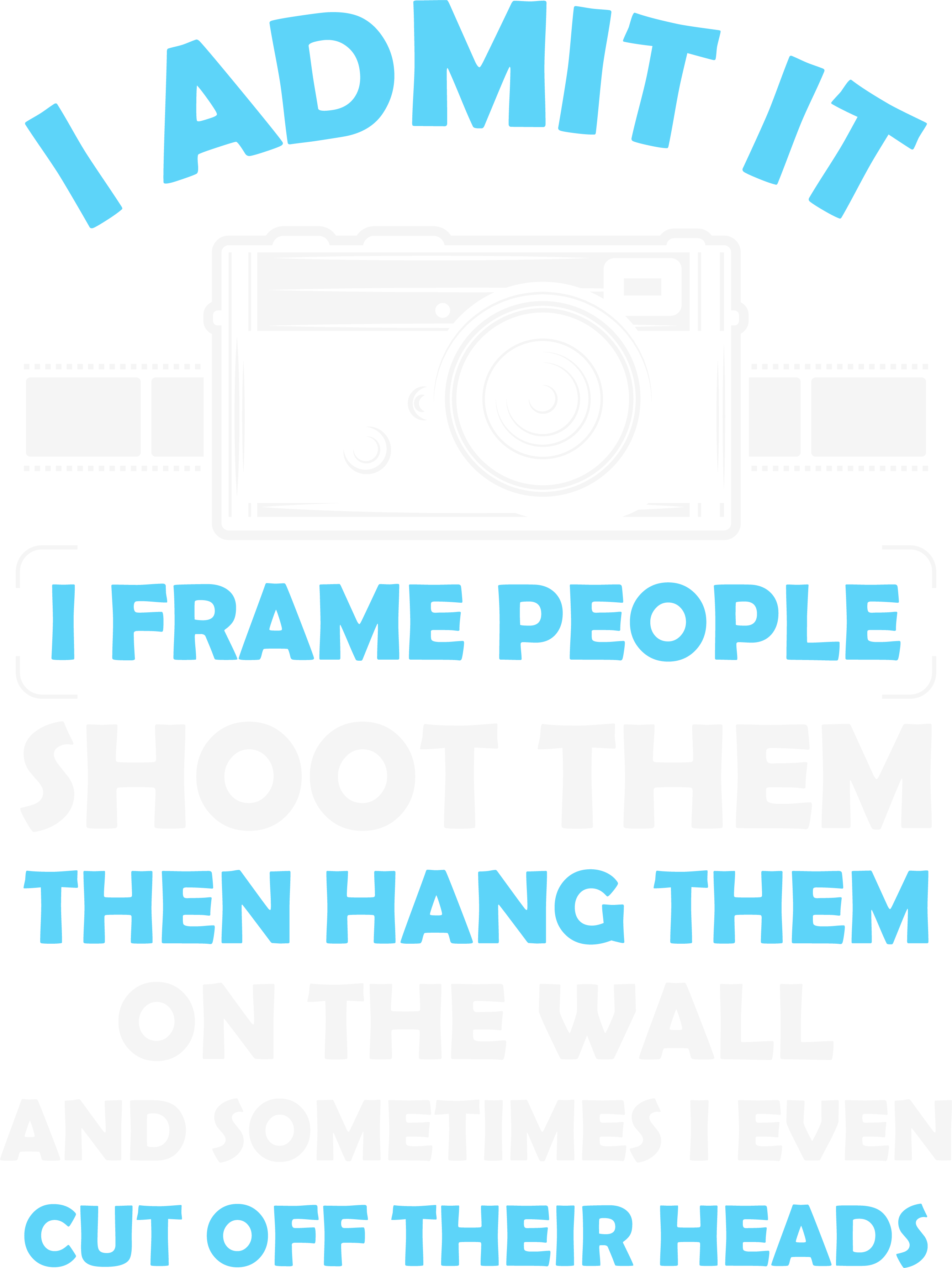 Photographer Framing Humor DTF Transfer