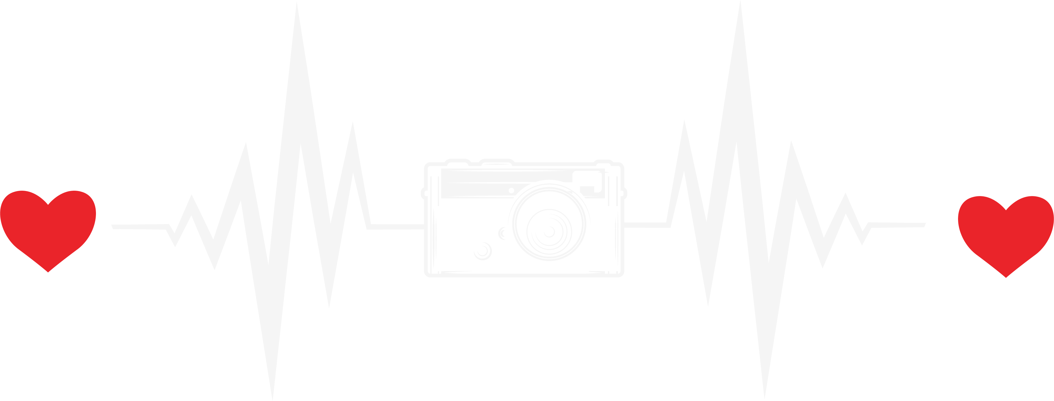 Photography Heartbeat Camera DTF Transfer