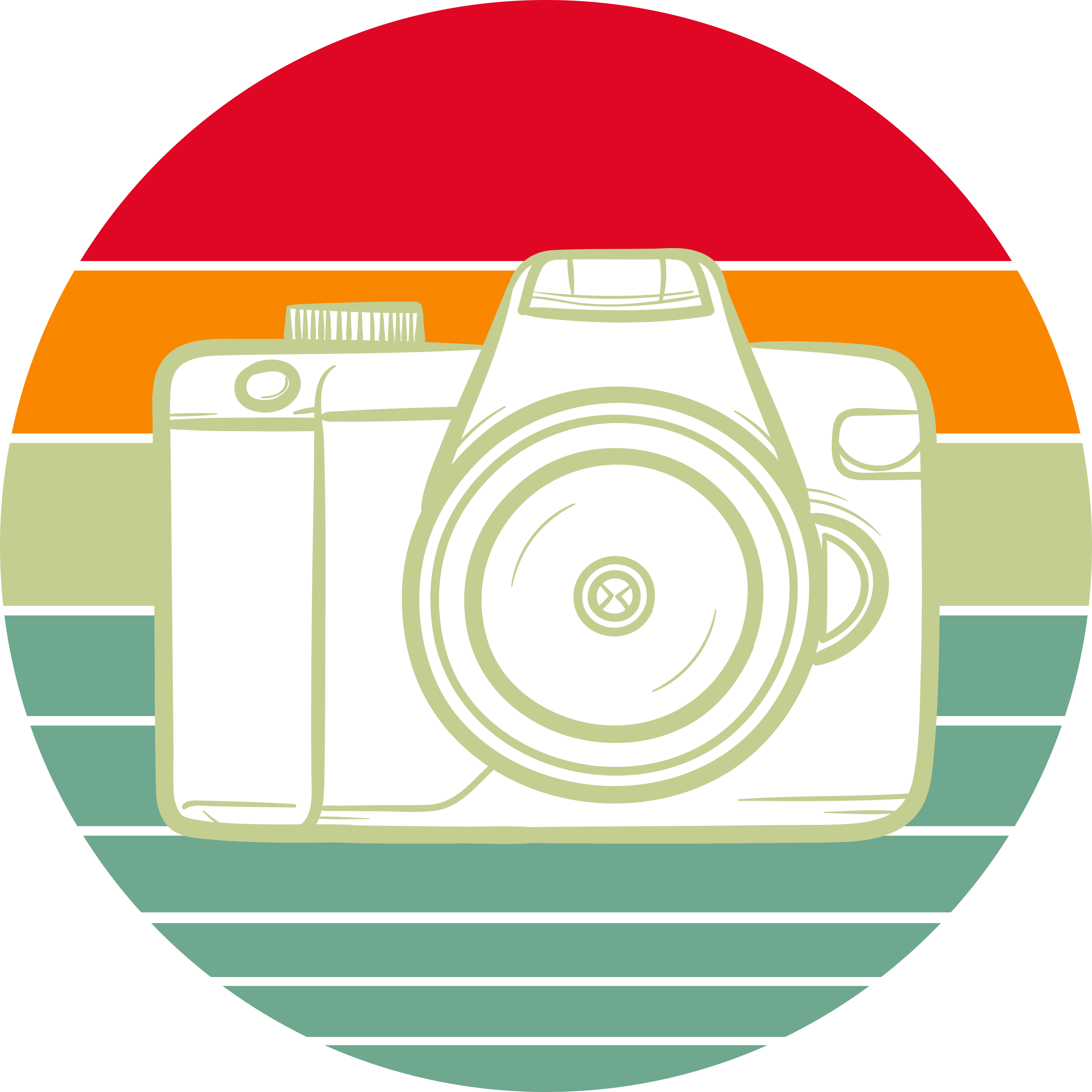 Retro Camera Photography DTF Transfer