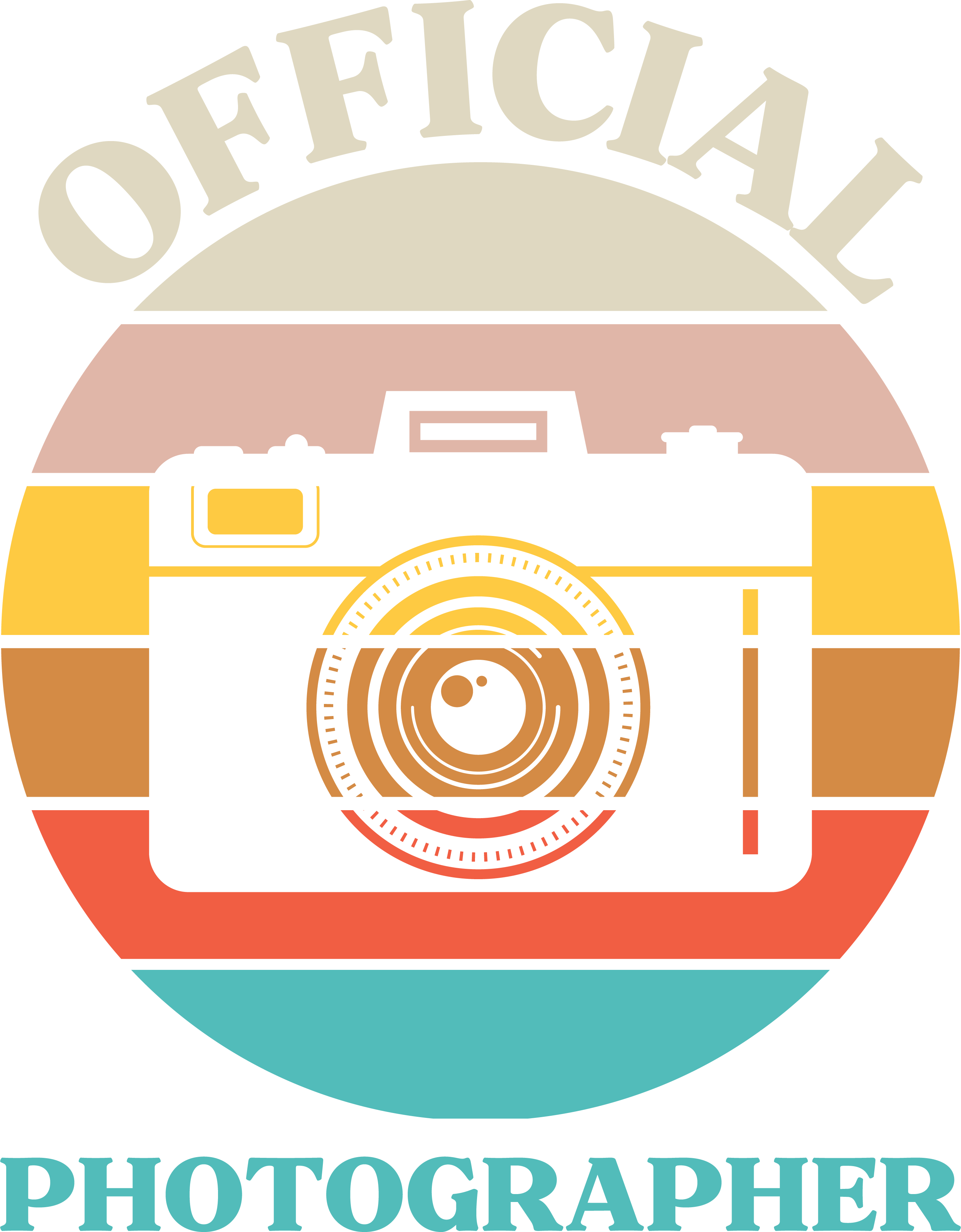 Official Photographer Badge DTF Transfer