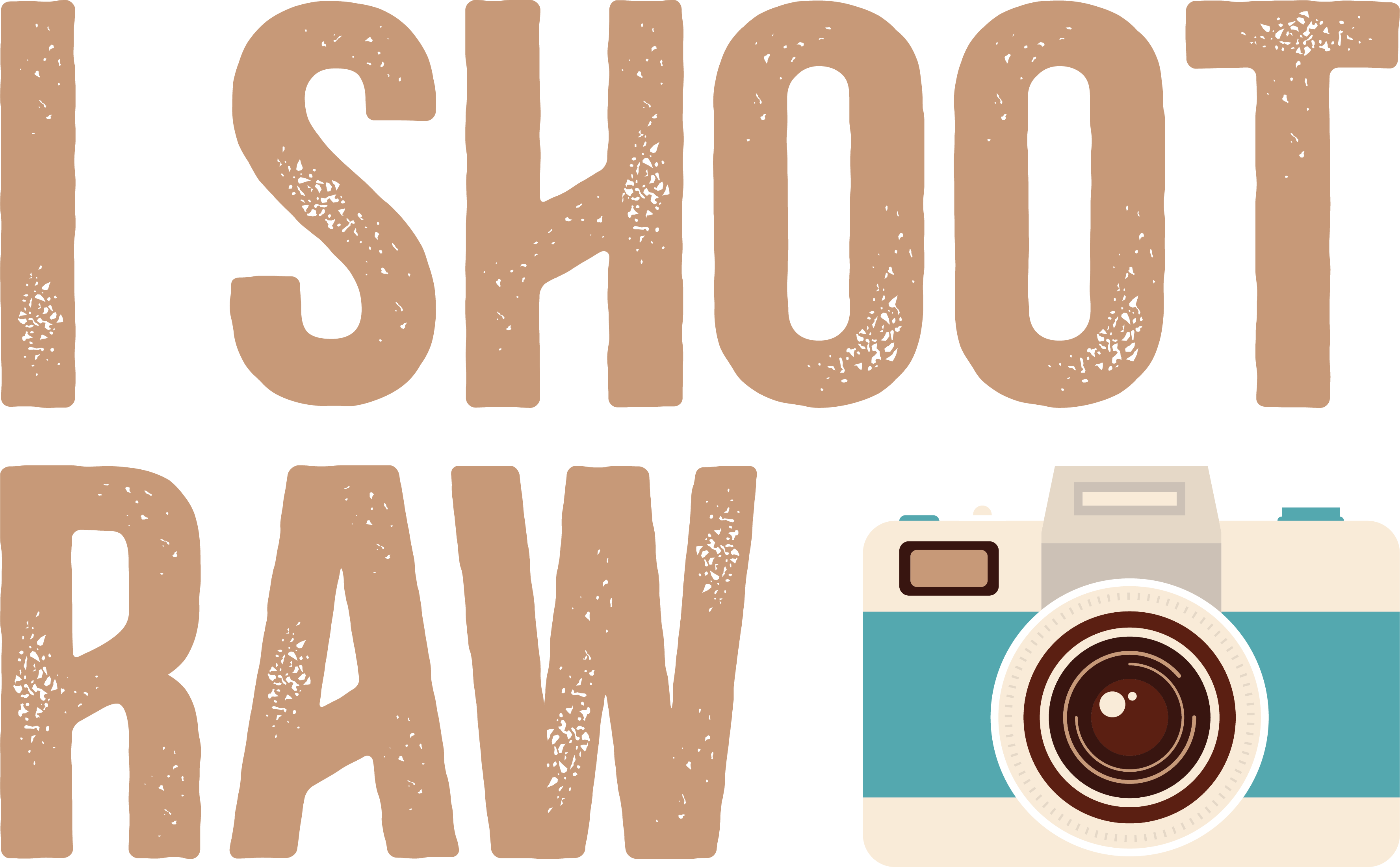 Shoot Raw Photography DTF Transfer
