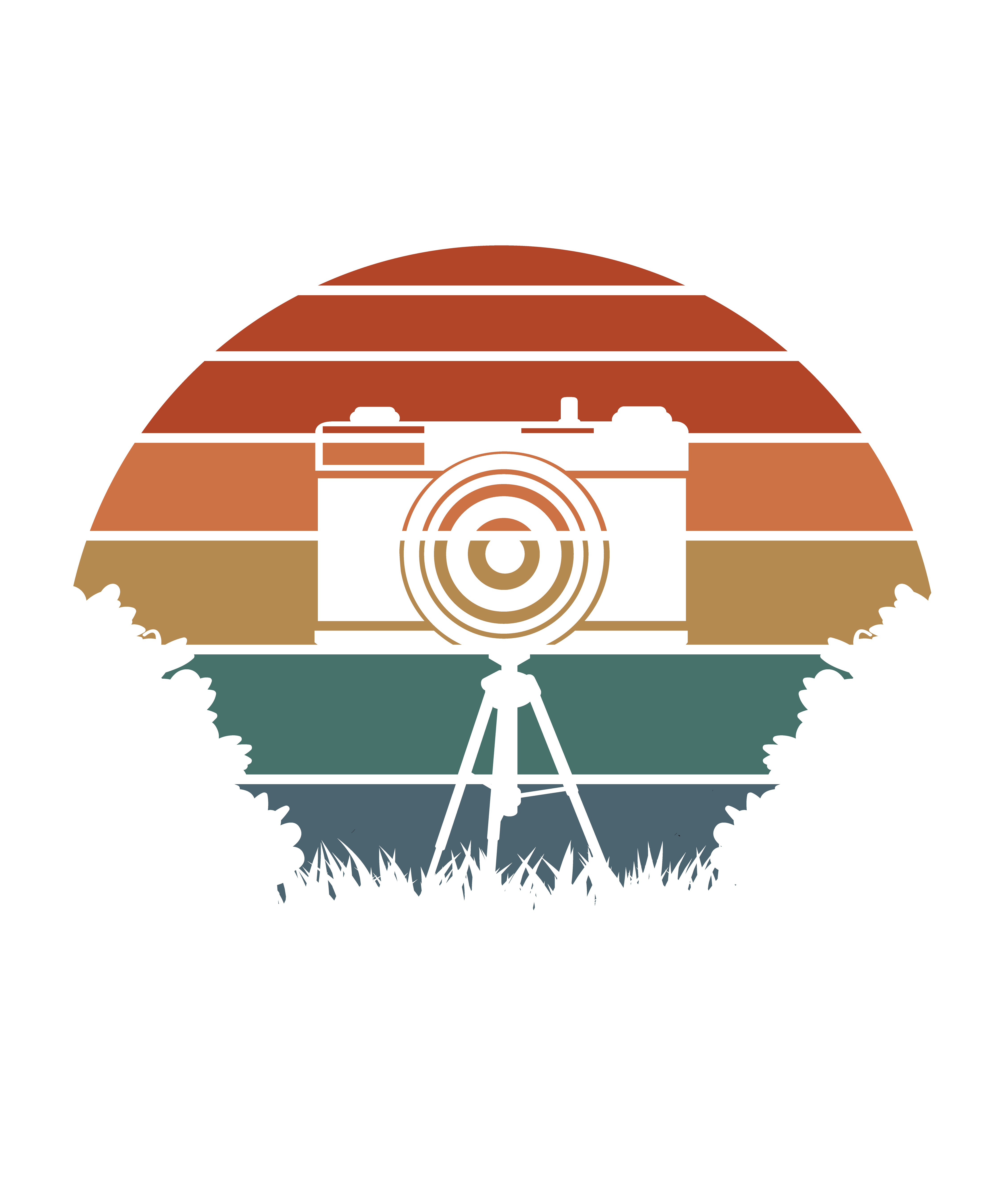 Sunset Camera Photography DTF Transfer