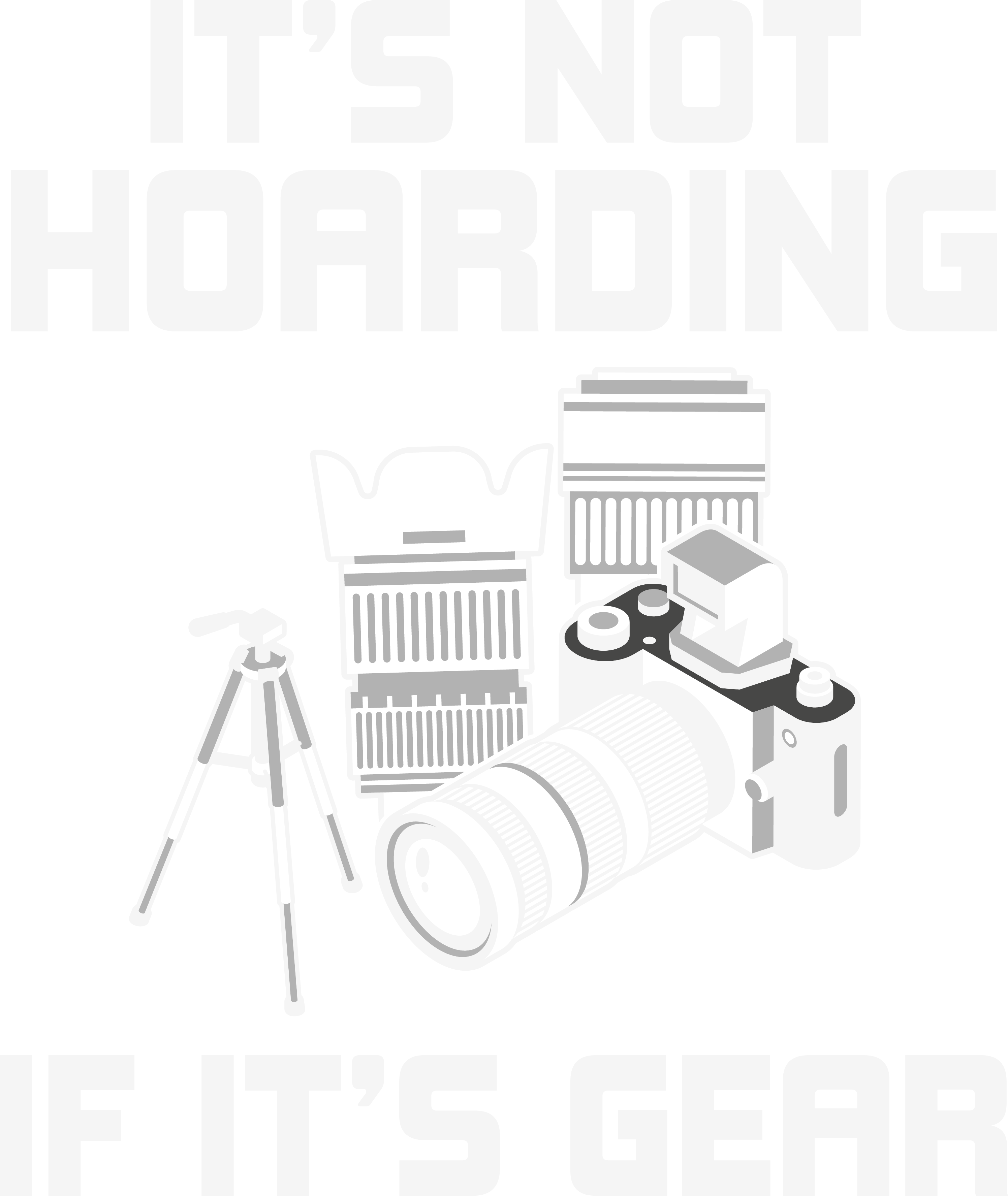 Photography Gear Collection DTF Transfer