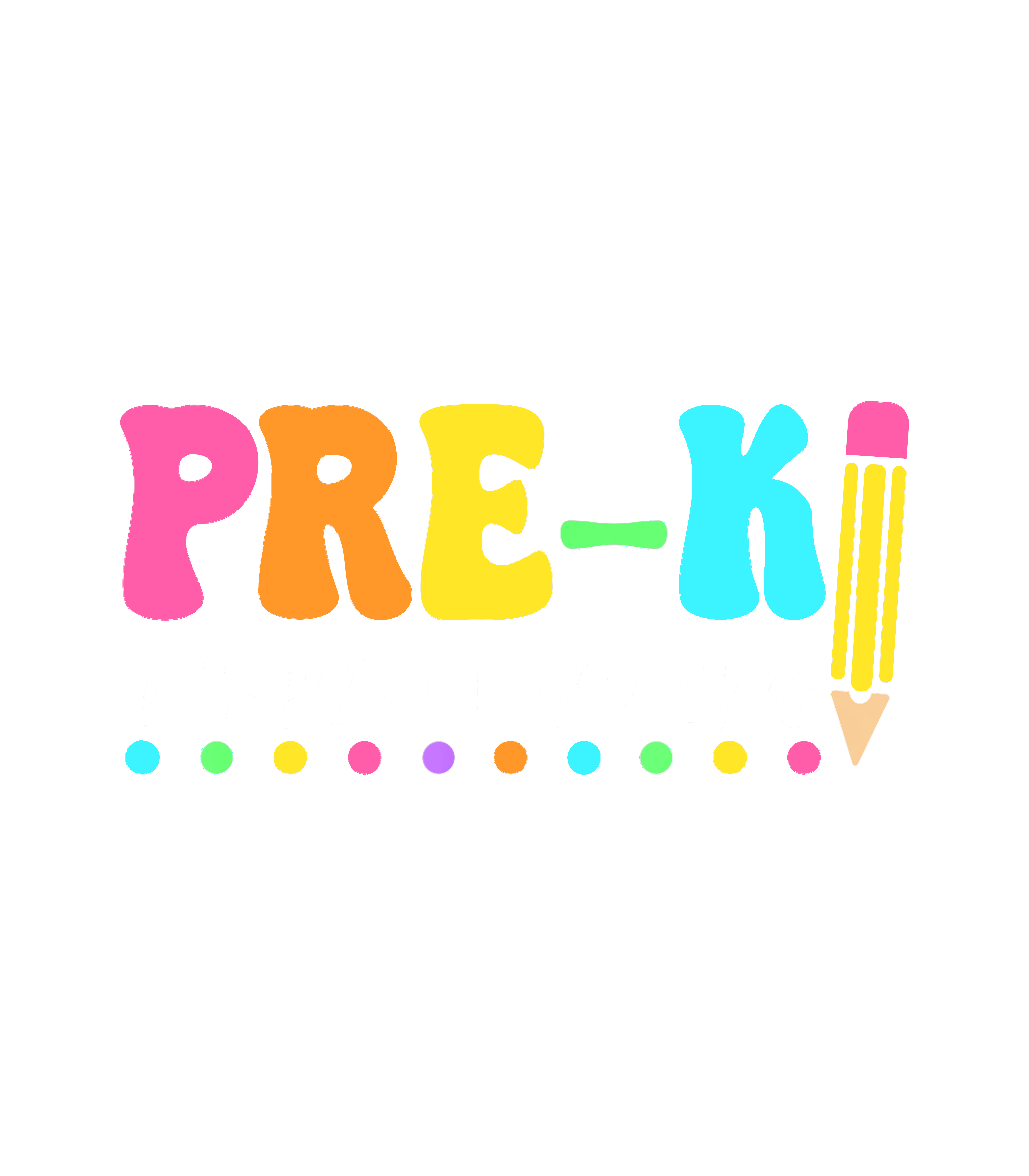 PreK Dream Team Teacher Student DTF Transfer