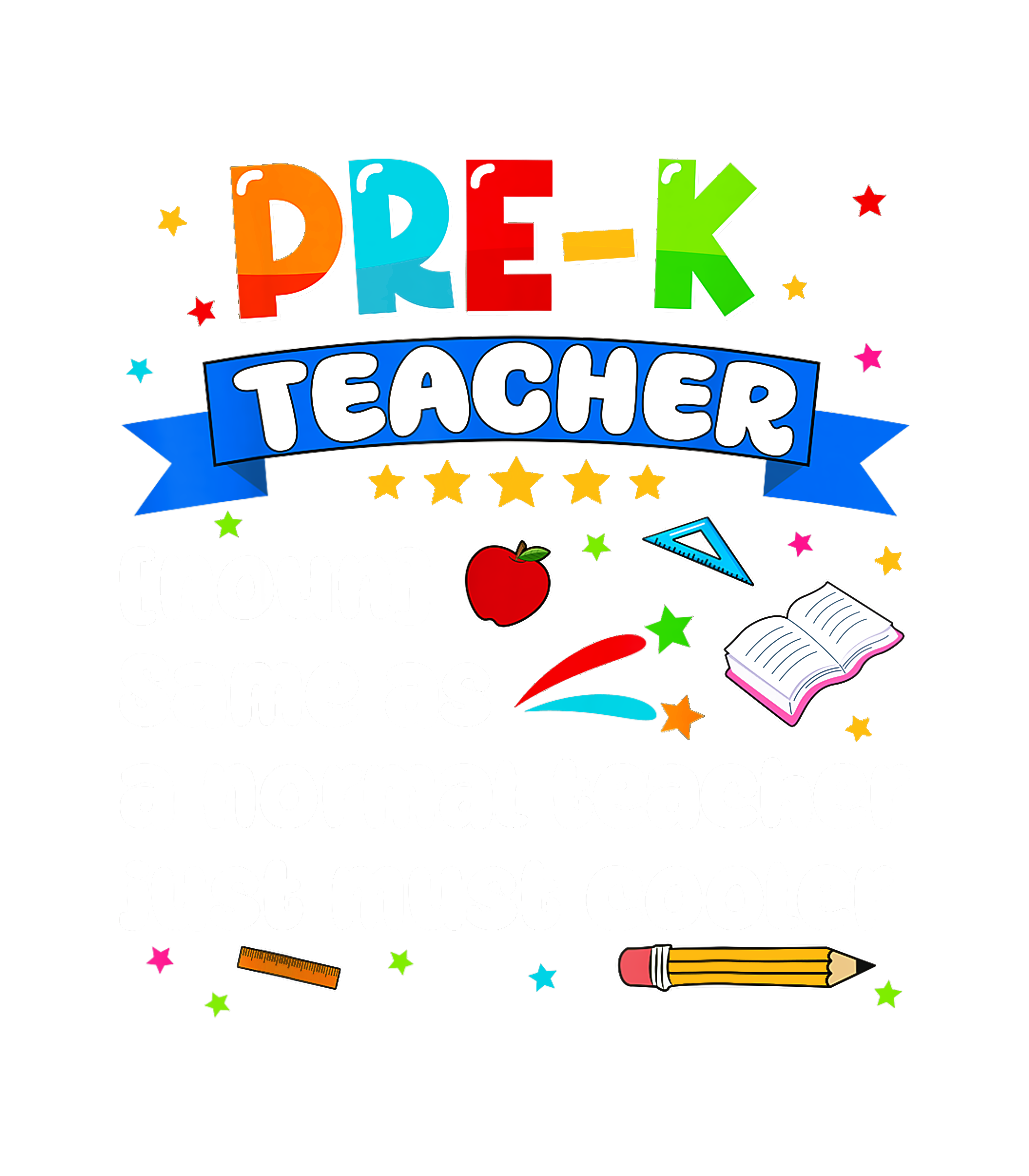 PreK Teacher Cooler Definition DTF Transfer