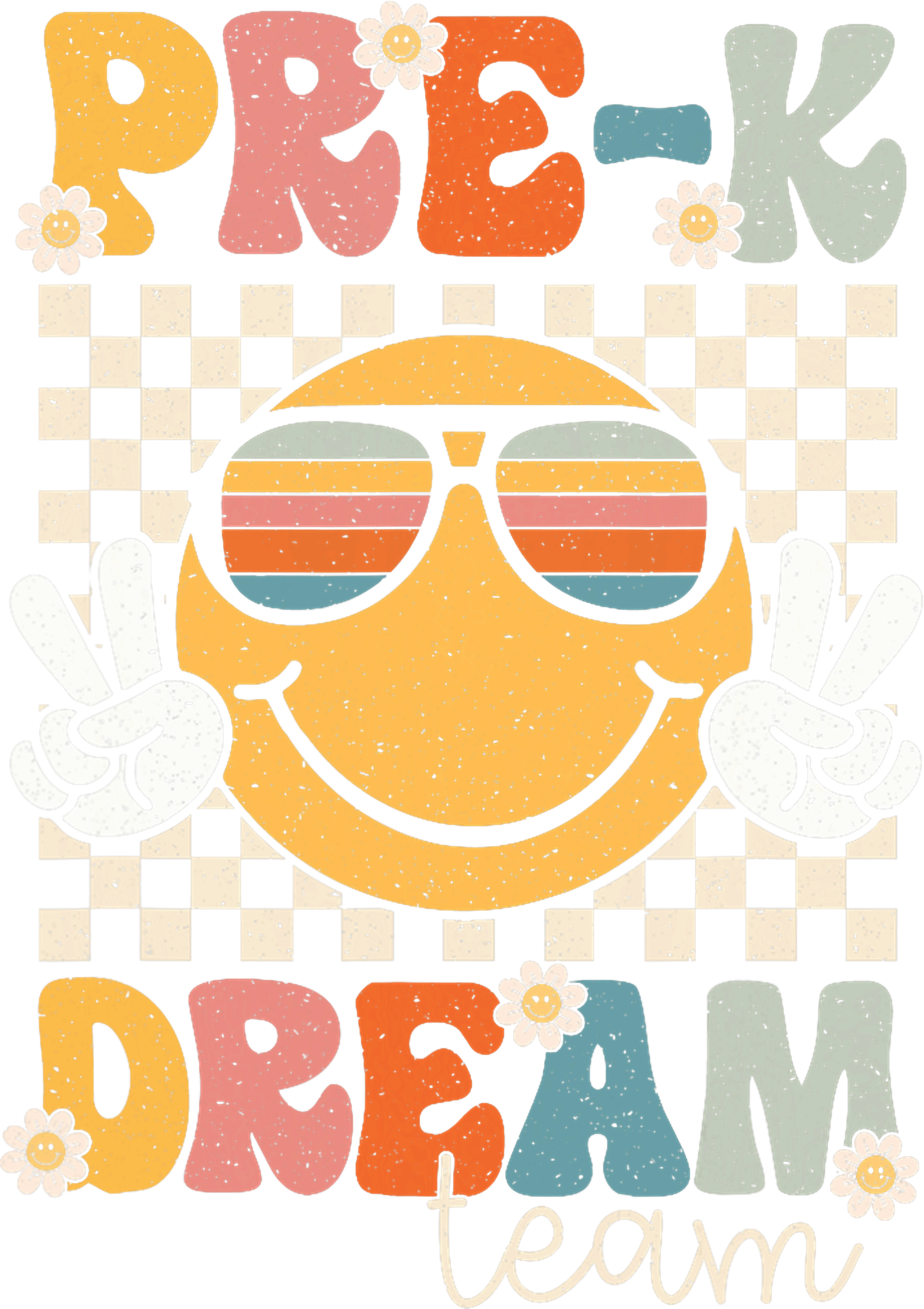 Groovy Pre K Dream Team DTF Transfer