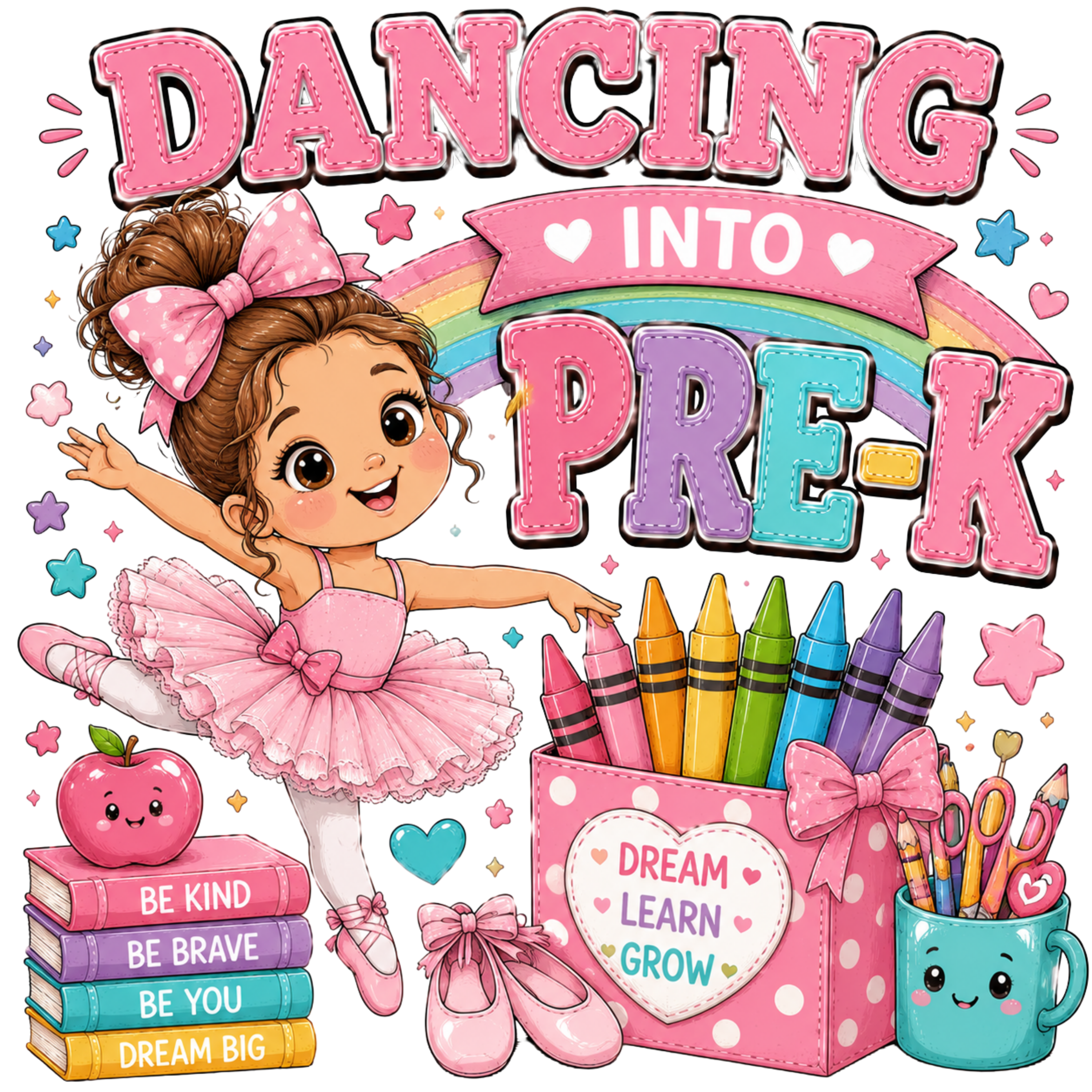 Dancing Into Pre K DTF Transfer