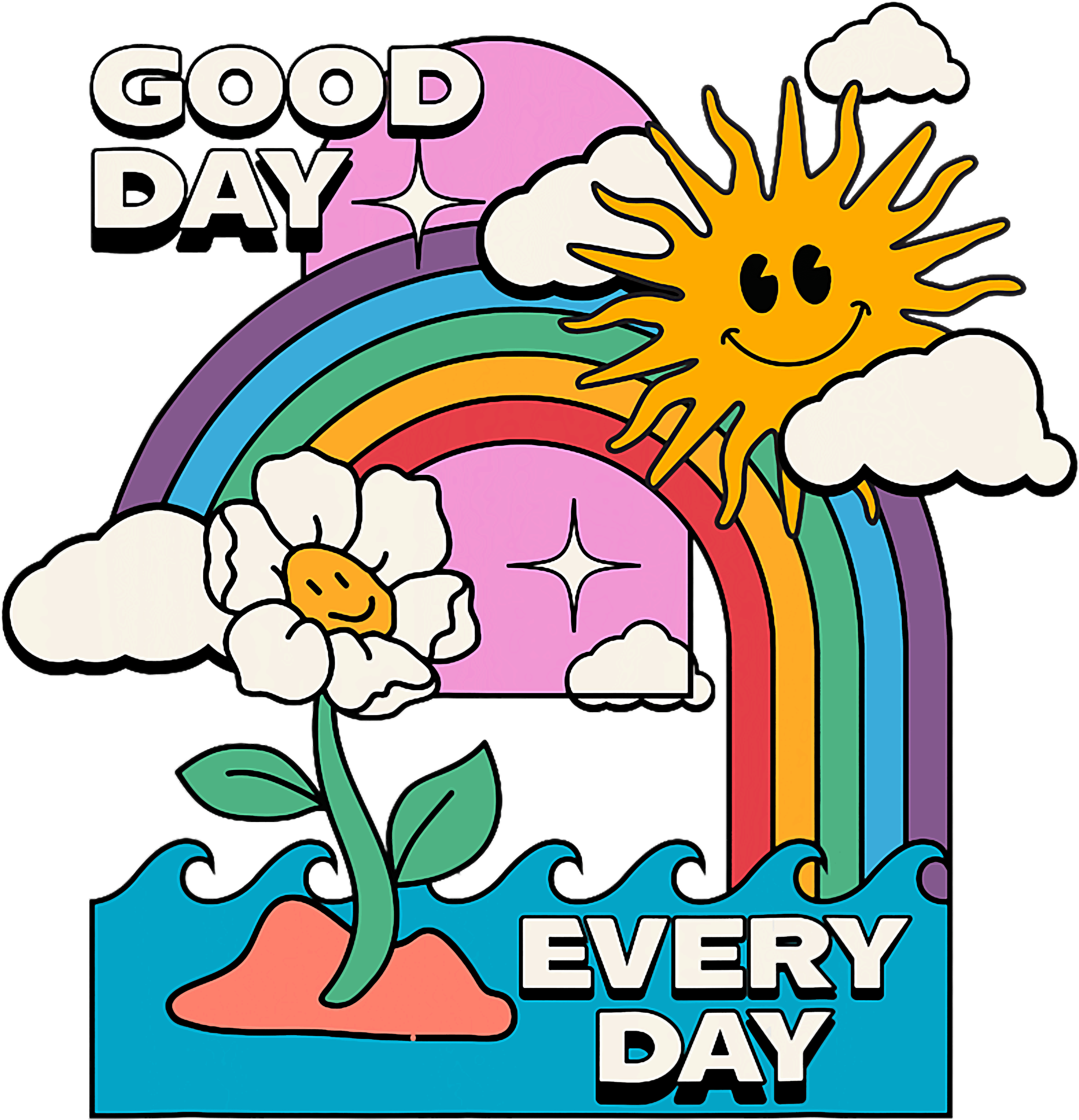 Good Day Every Day DTF Transfer