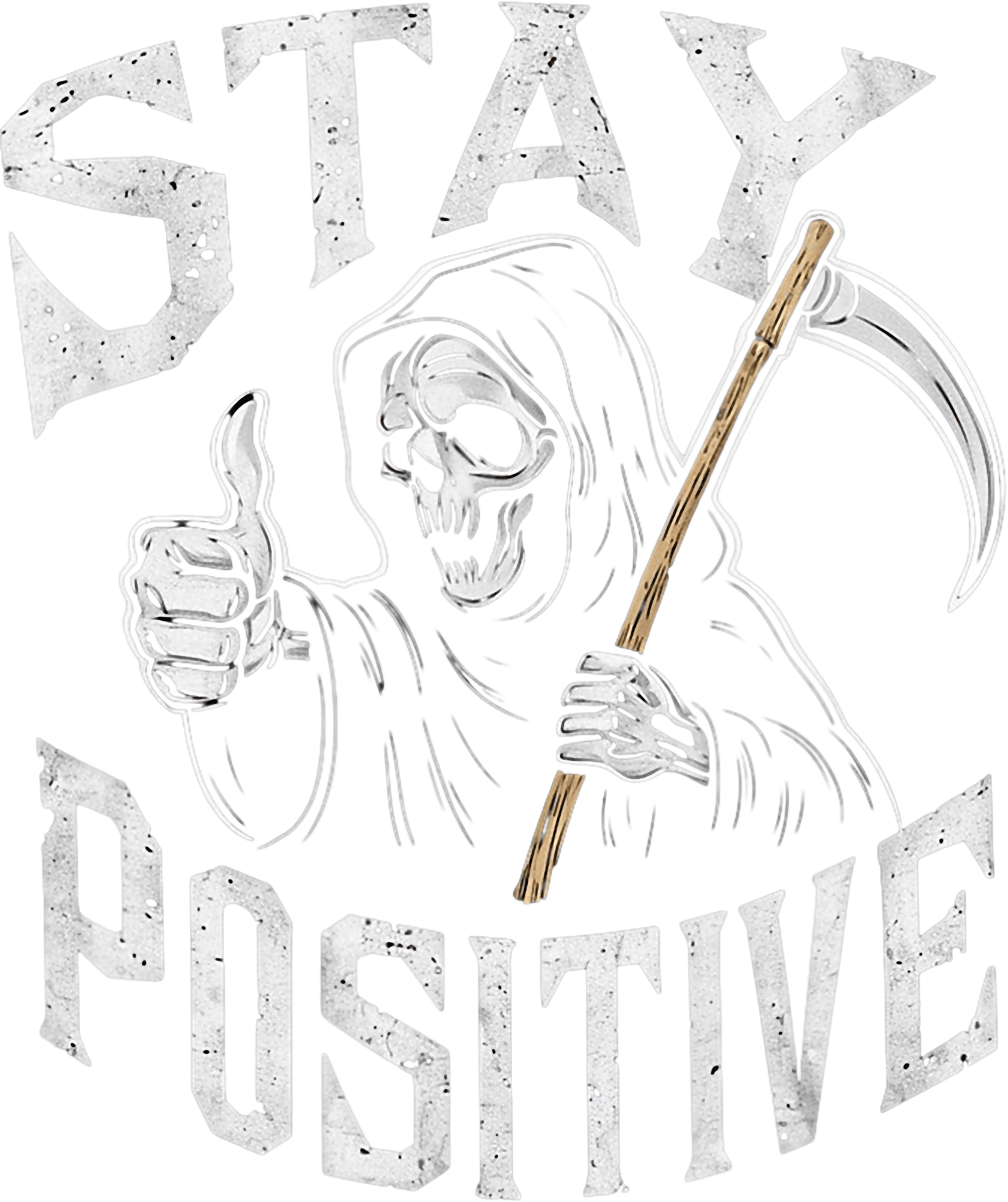 Stay Positive DTF Transfer