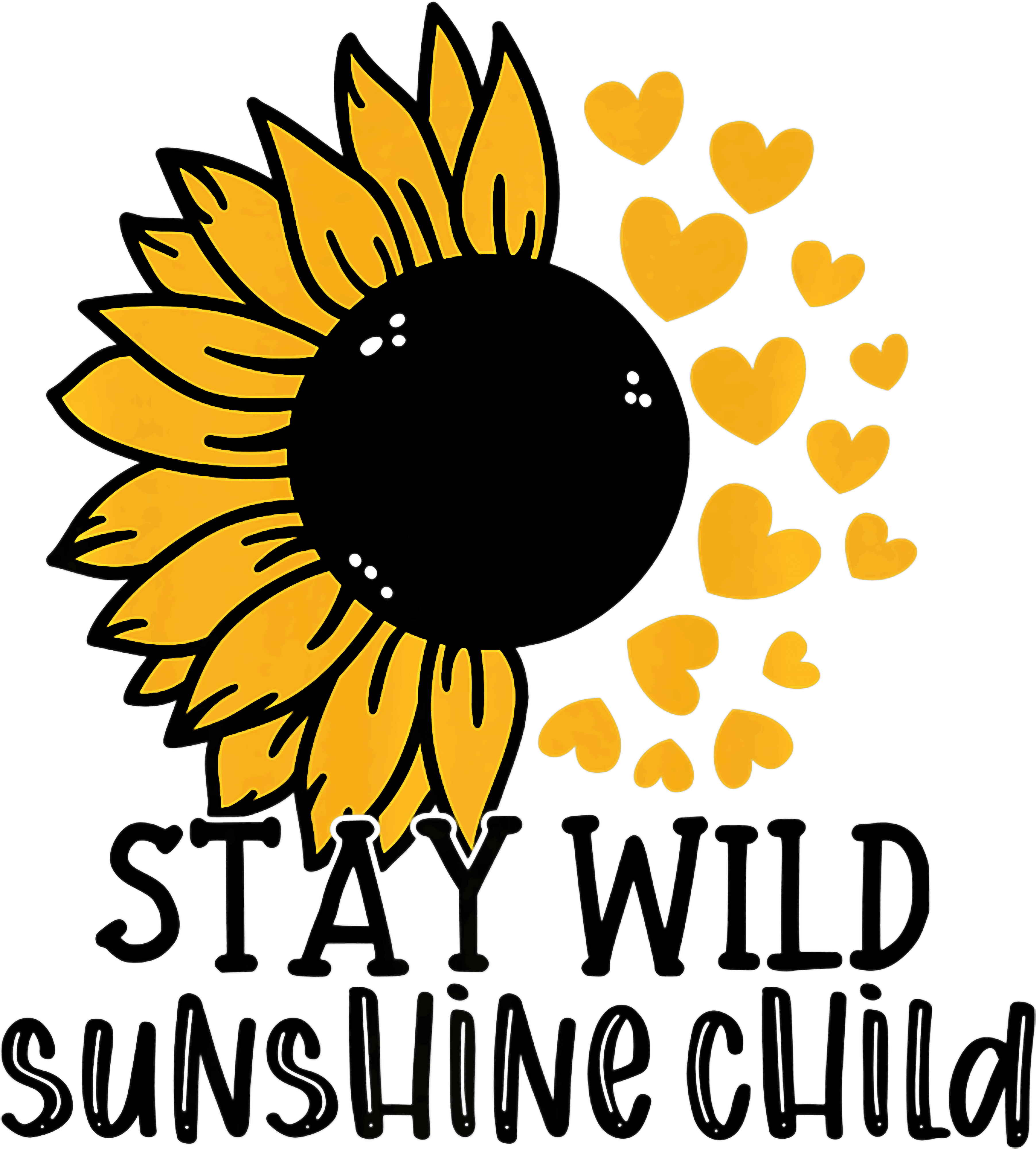 Stay Wild Sunshine Child DTF Transfer