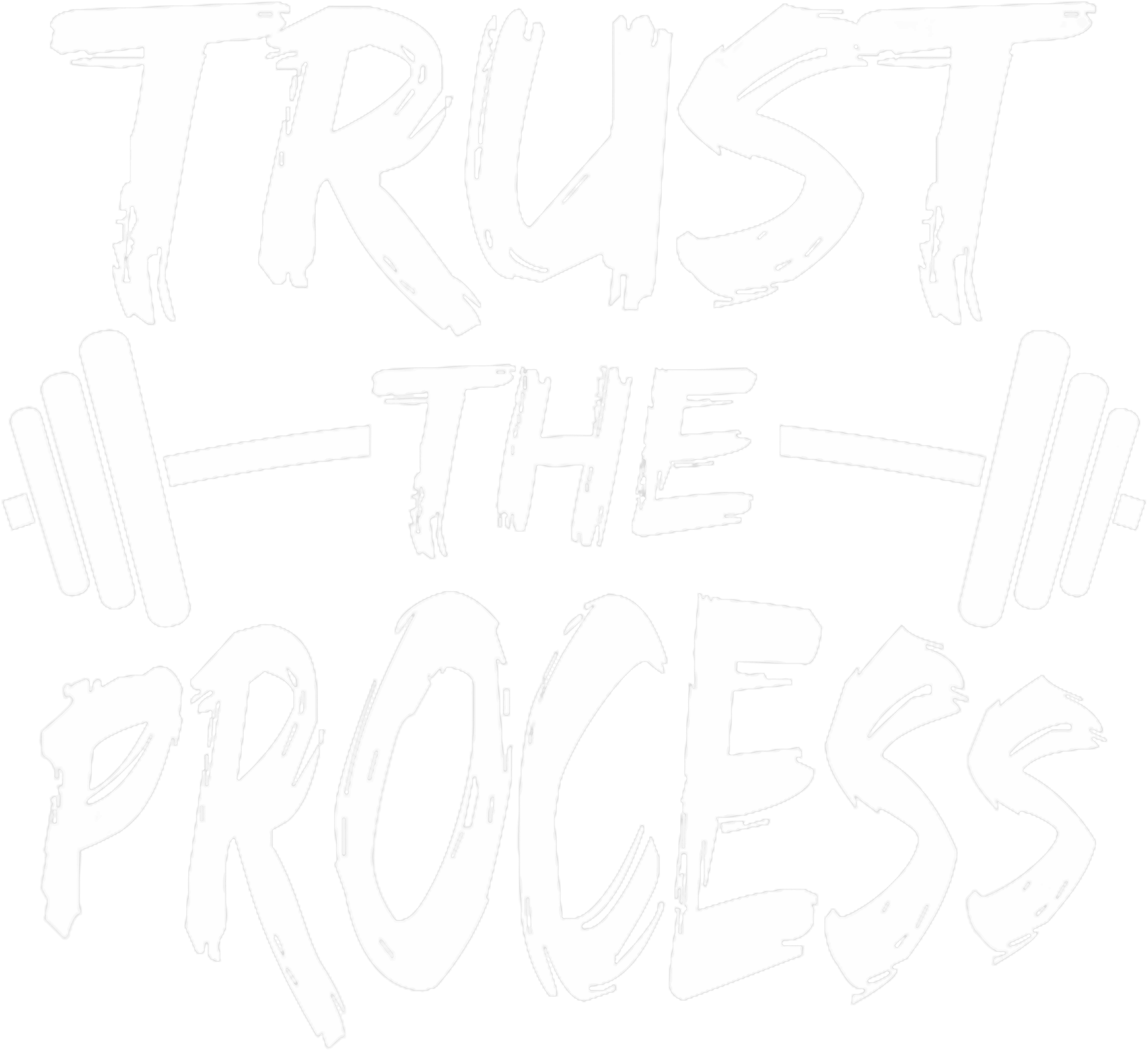 Trust The Process DTF Transfer