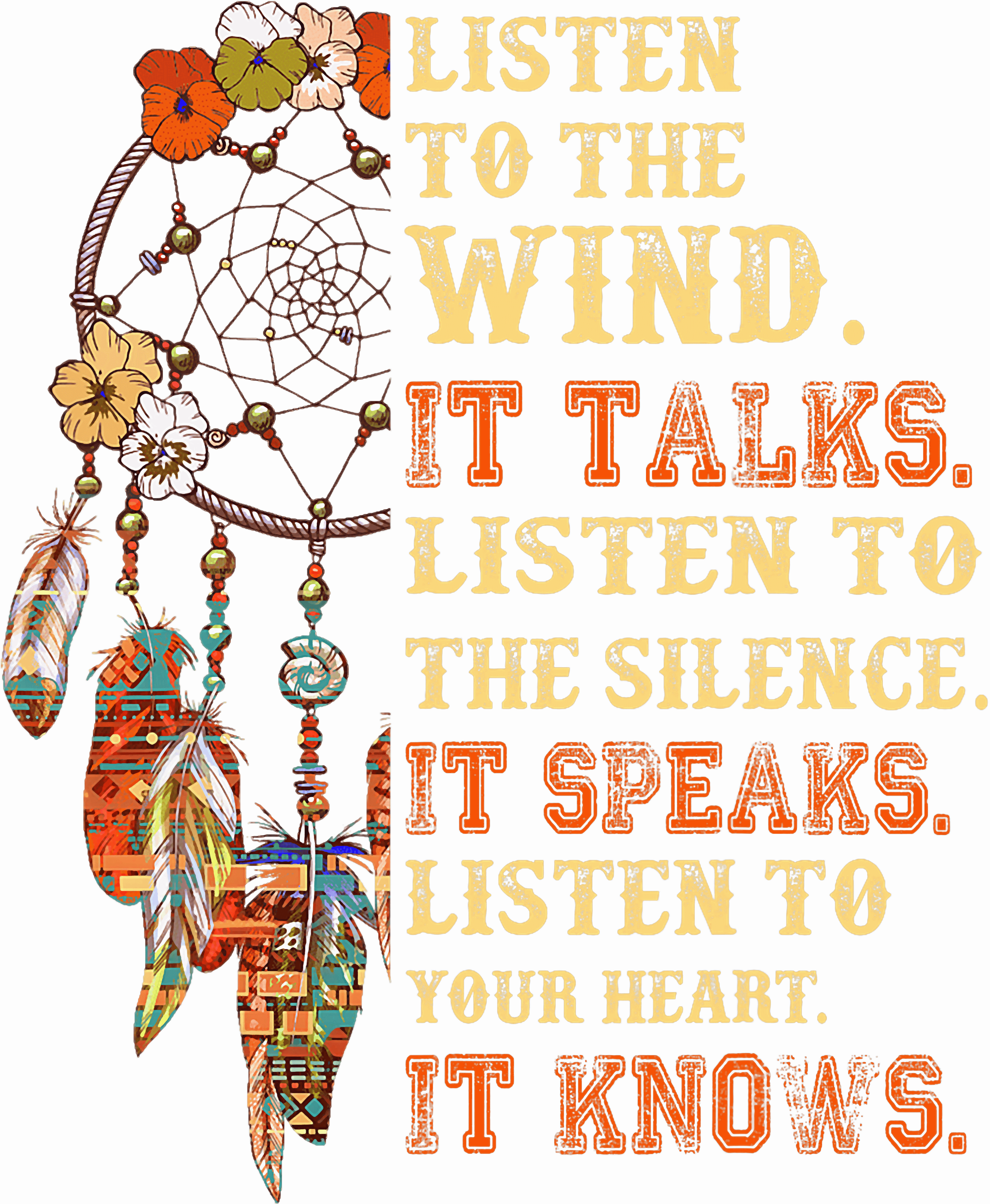 Listen To The Wind It Talks DTF Transfer