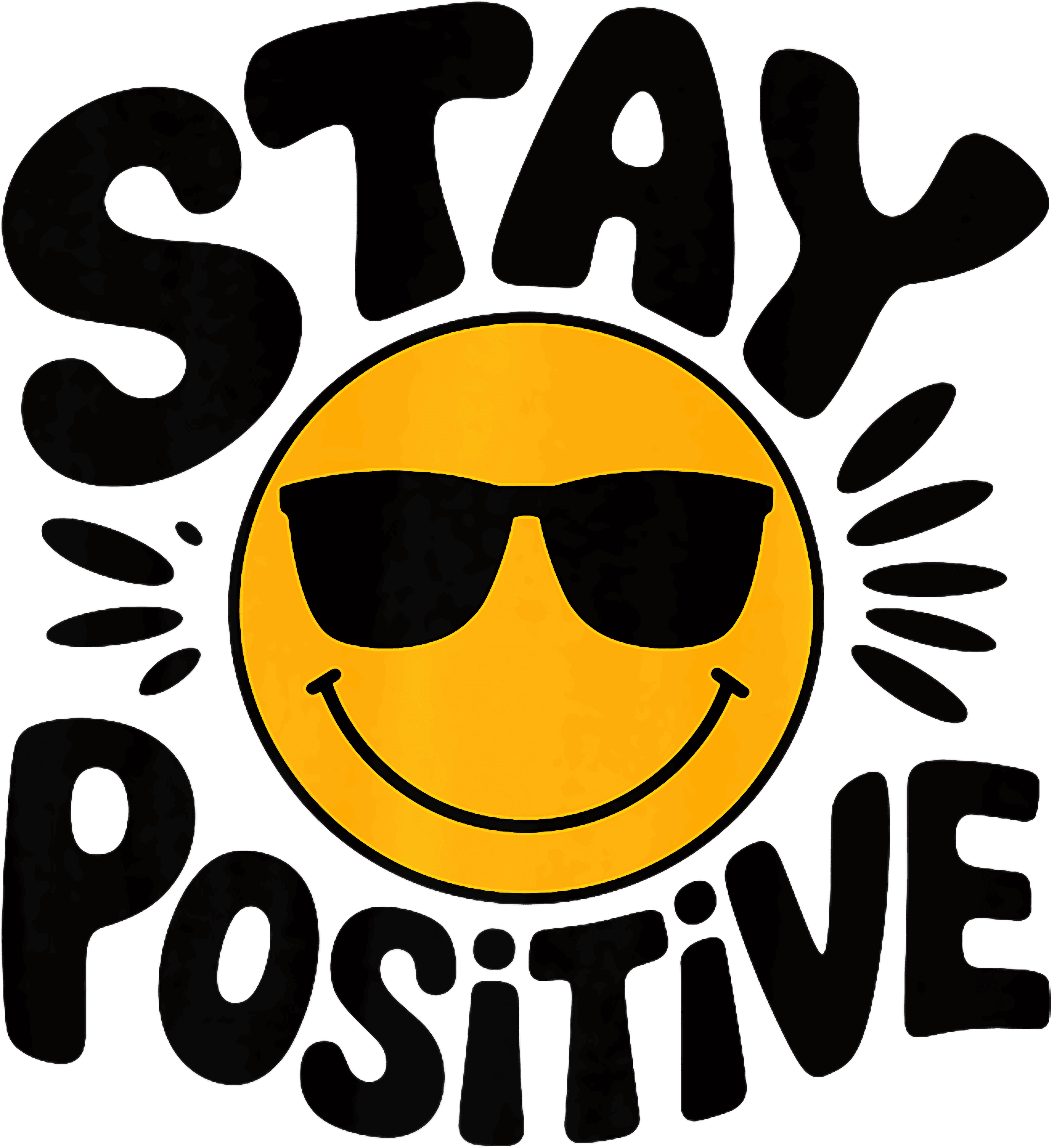 Stay Positive DTF Transfer