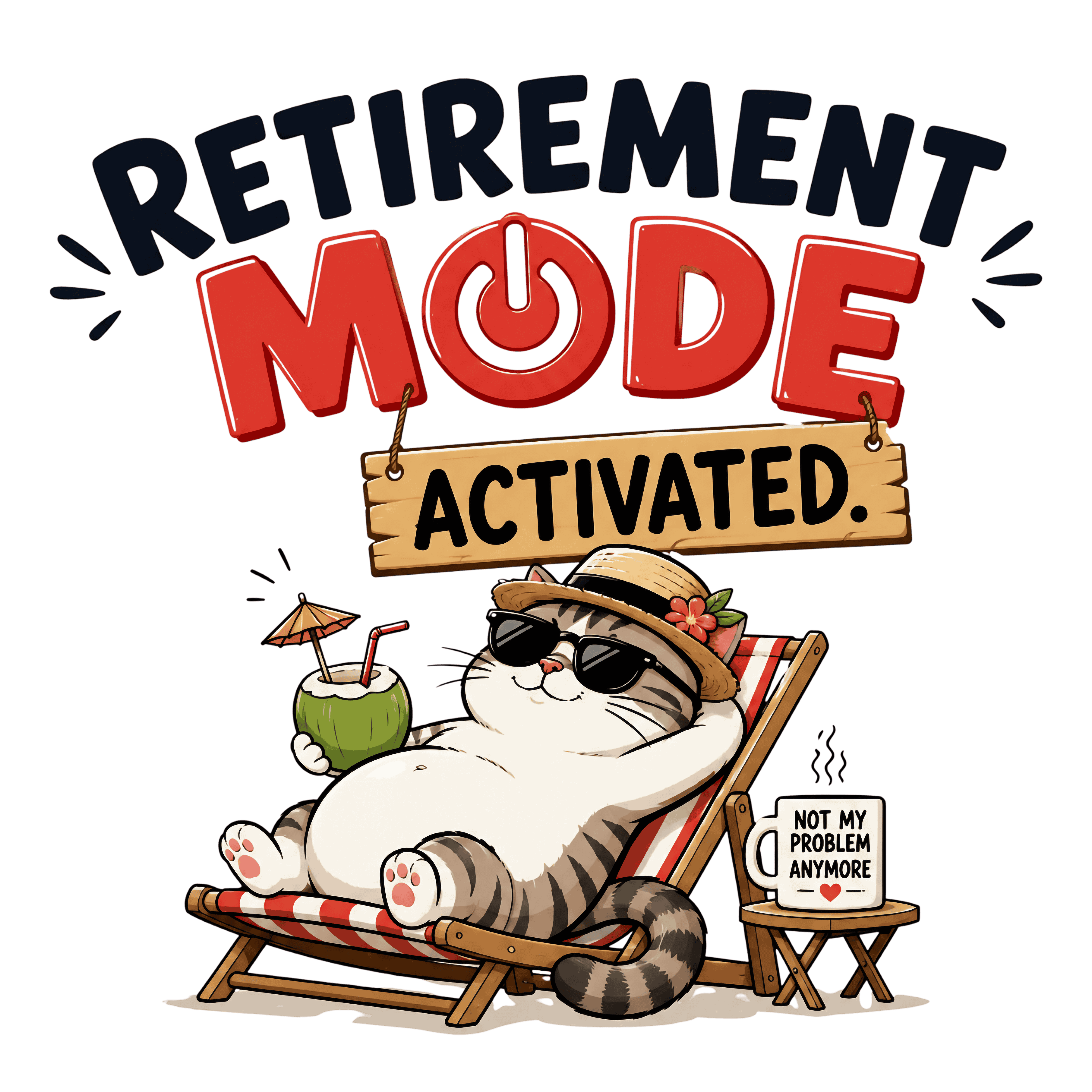 Retirement Mode Activated DTF Transfer