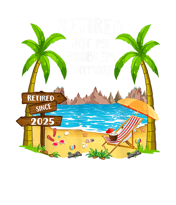 Tropical Retirement Escape DTF Transfer