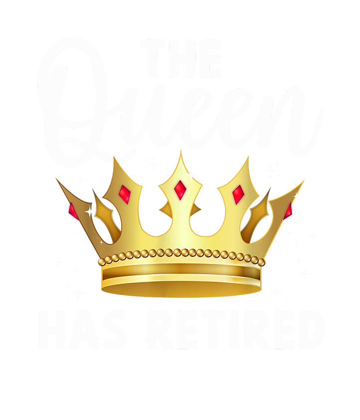 Retirement Queen Crown DTF Transfer