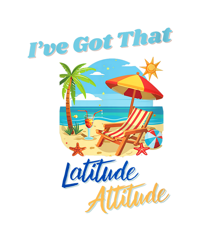 Retirement Beach Attitude DTF Transfer