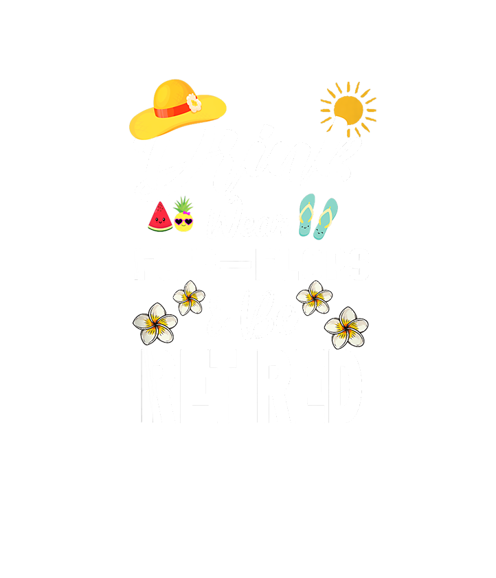 Tropical Retirement Lifestyle DTF Transfer