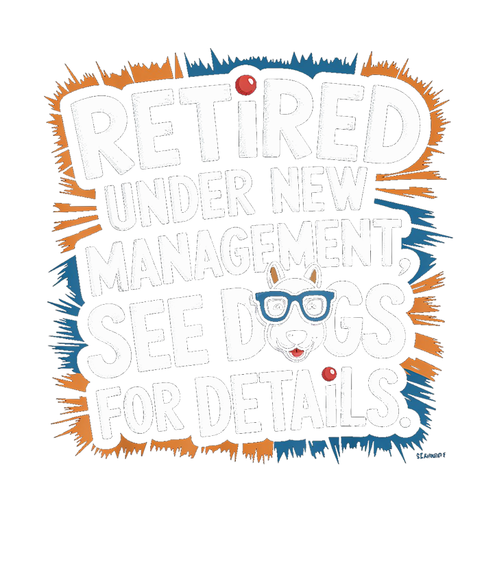 Retired Dog Lover DTF Transfer
