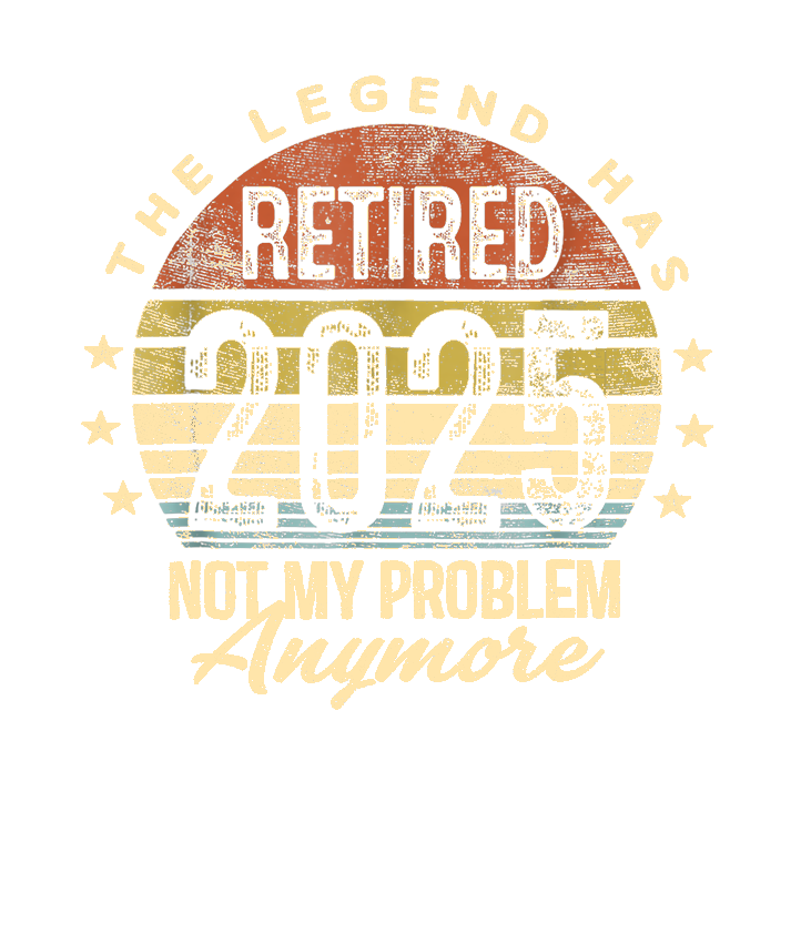 Retired Legend Forever DTF Transfer
