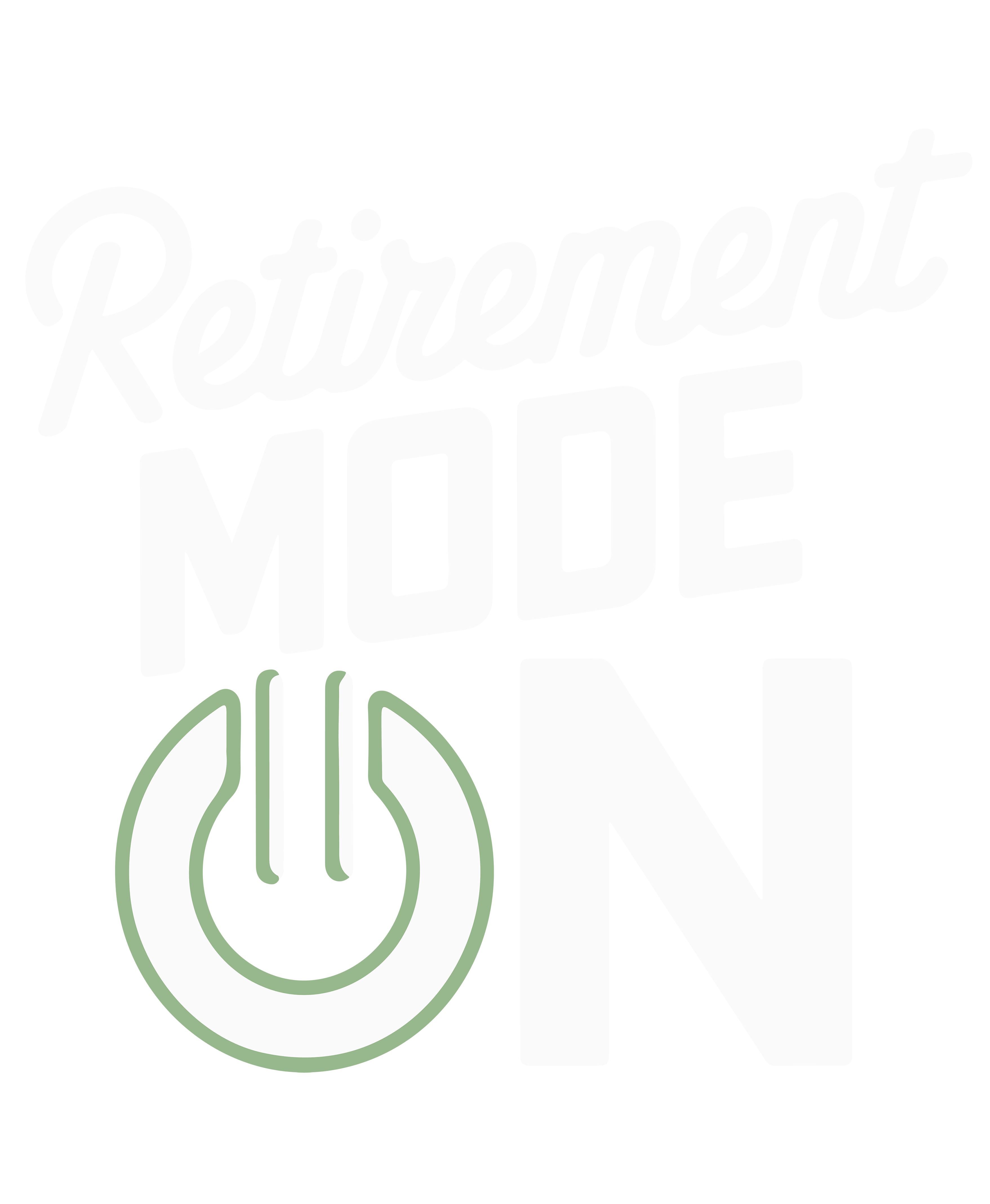 Retirement Mode On DTF Transfer