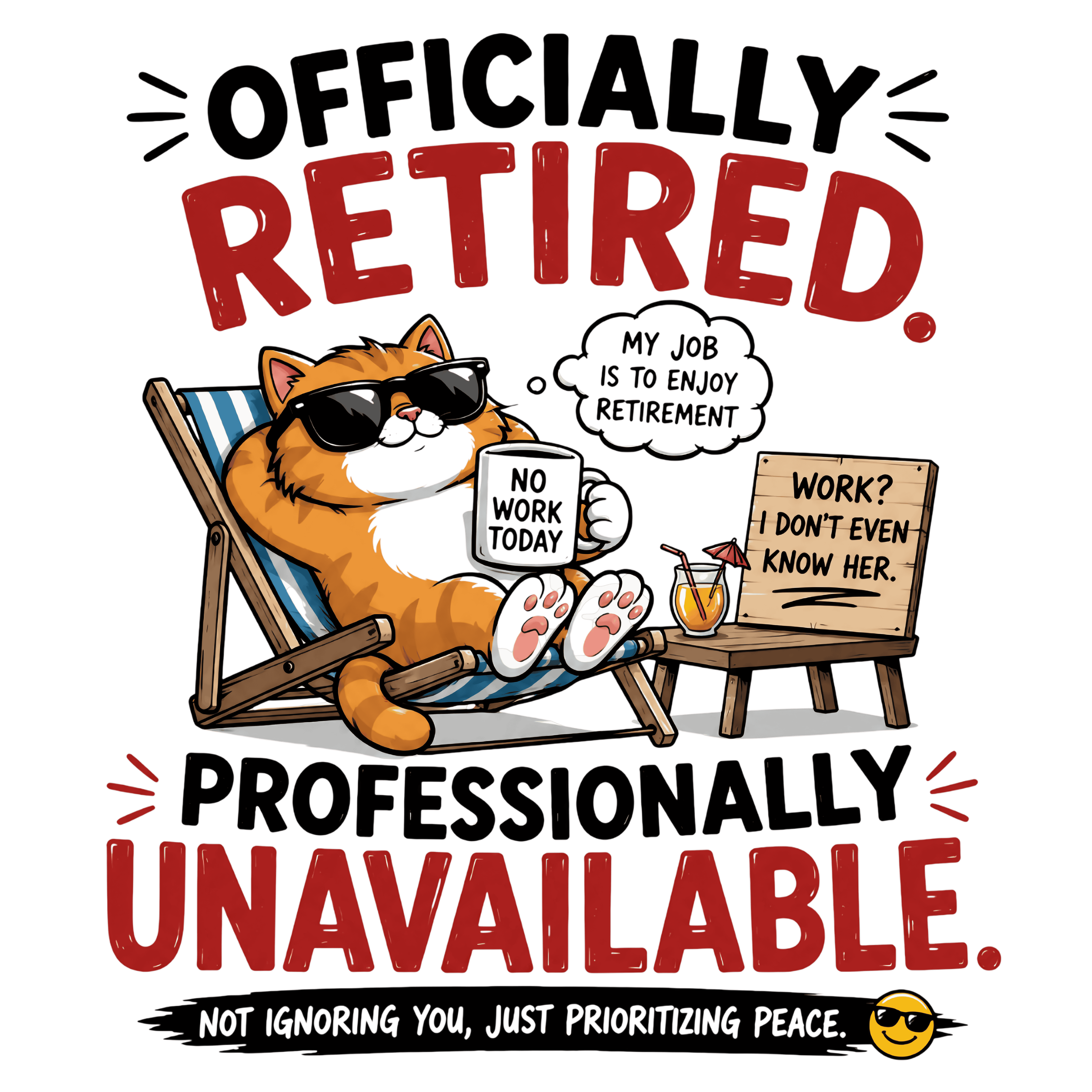 Officially Retired Professionally Unavailable DTF Transfer