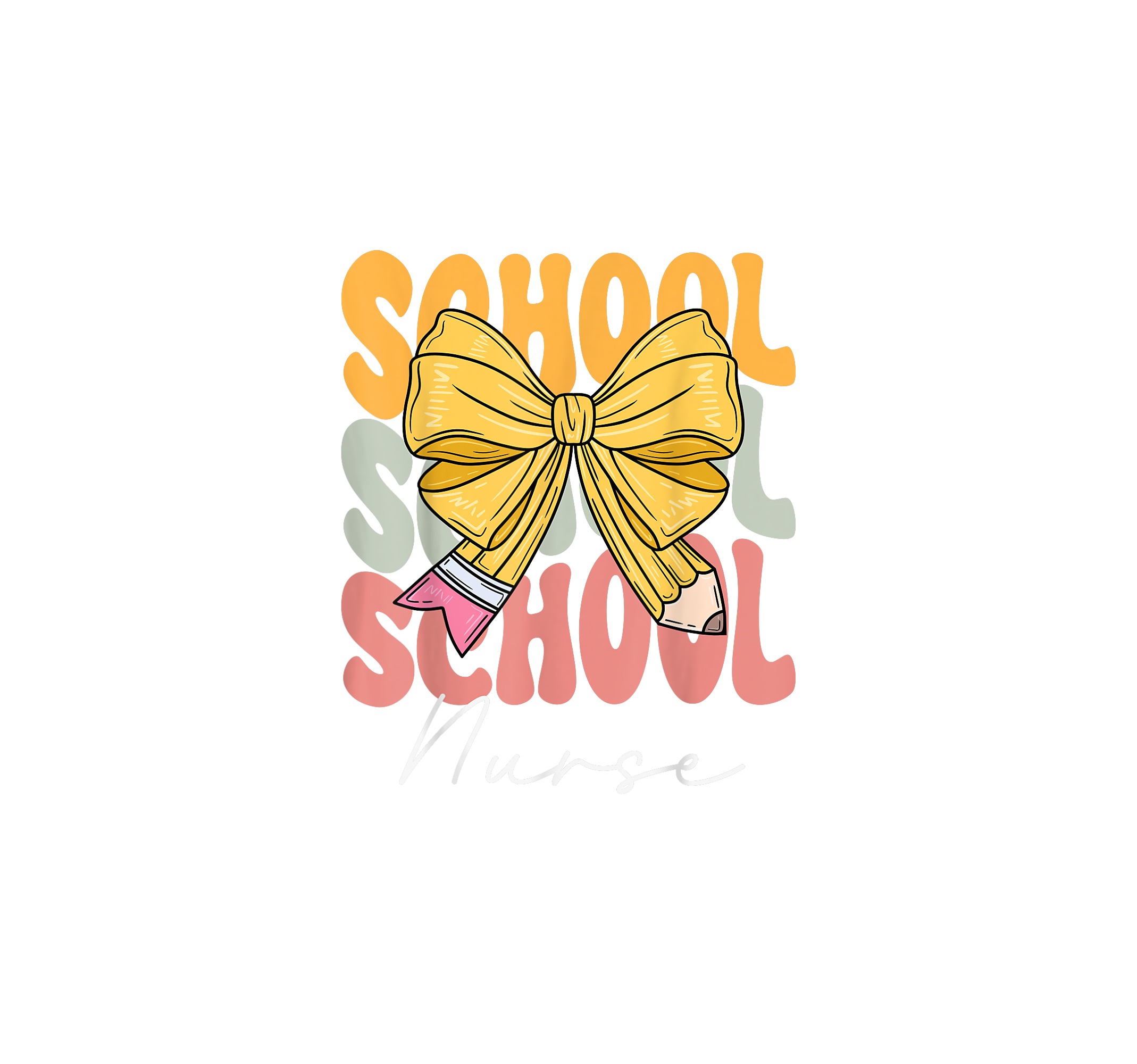 Back To School Nurse DTF Transfer
