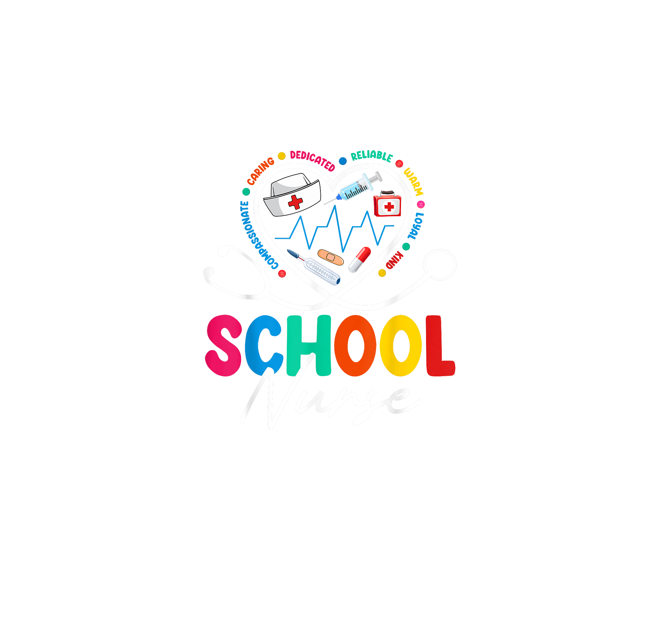 Dedicated School Nurse DTF Transfer