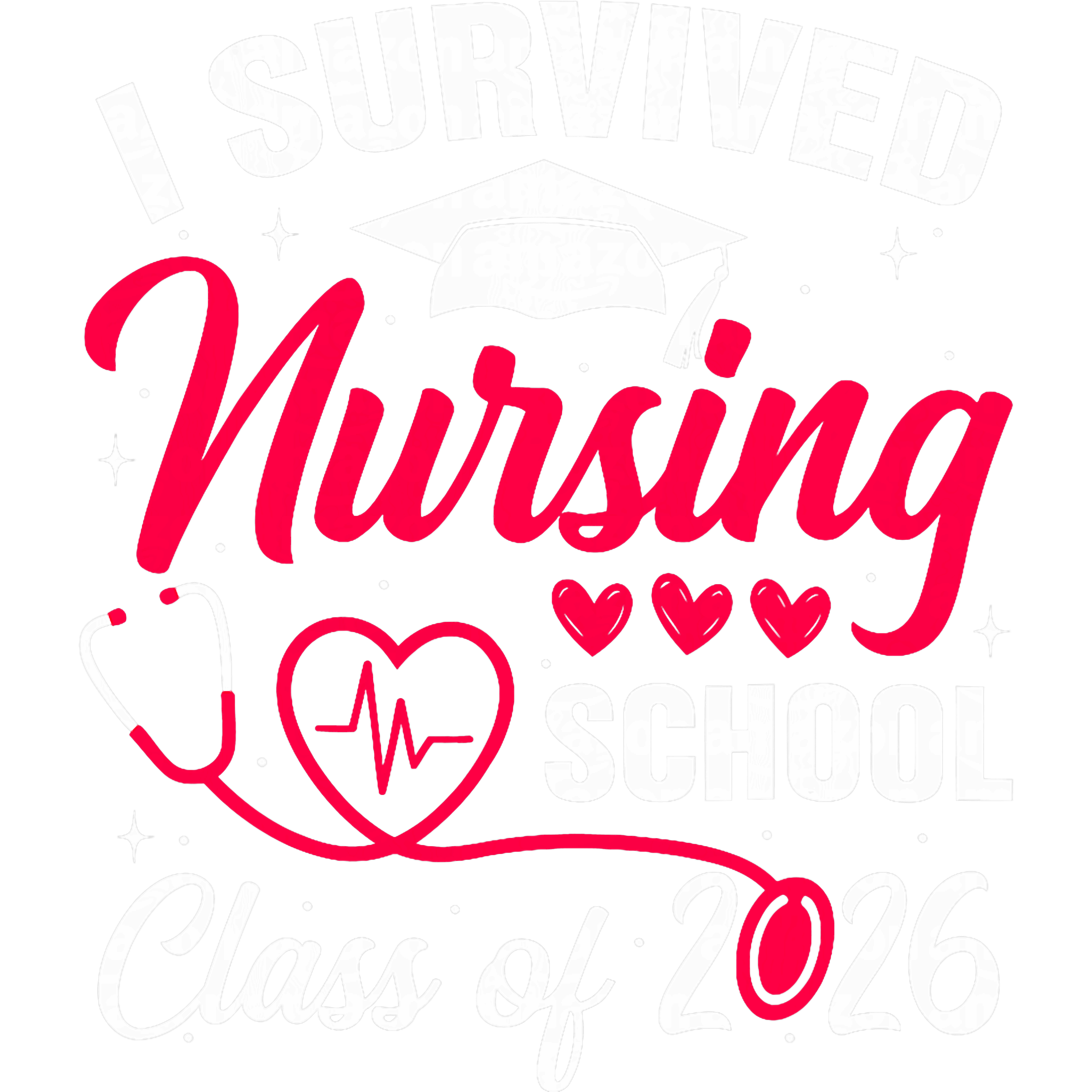 Nursing School Graduate DTF Transfer