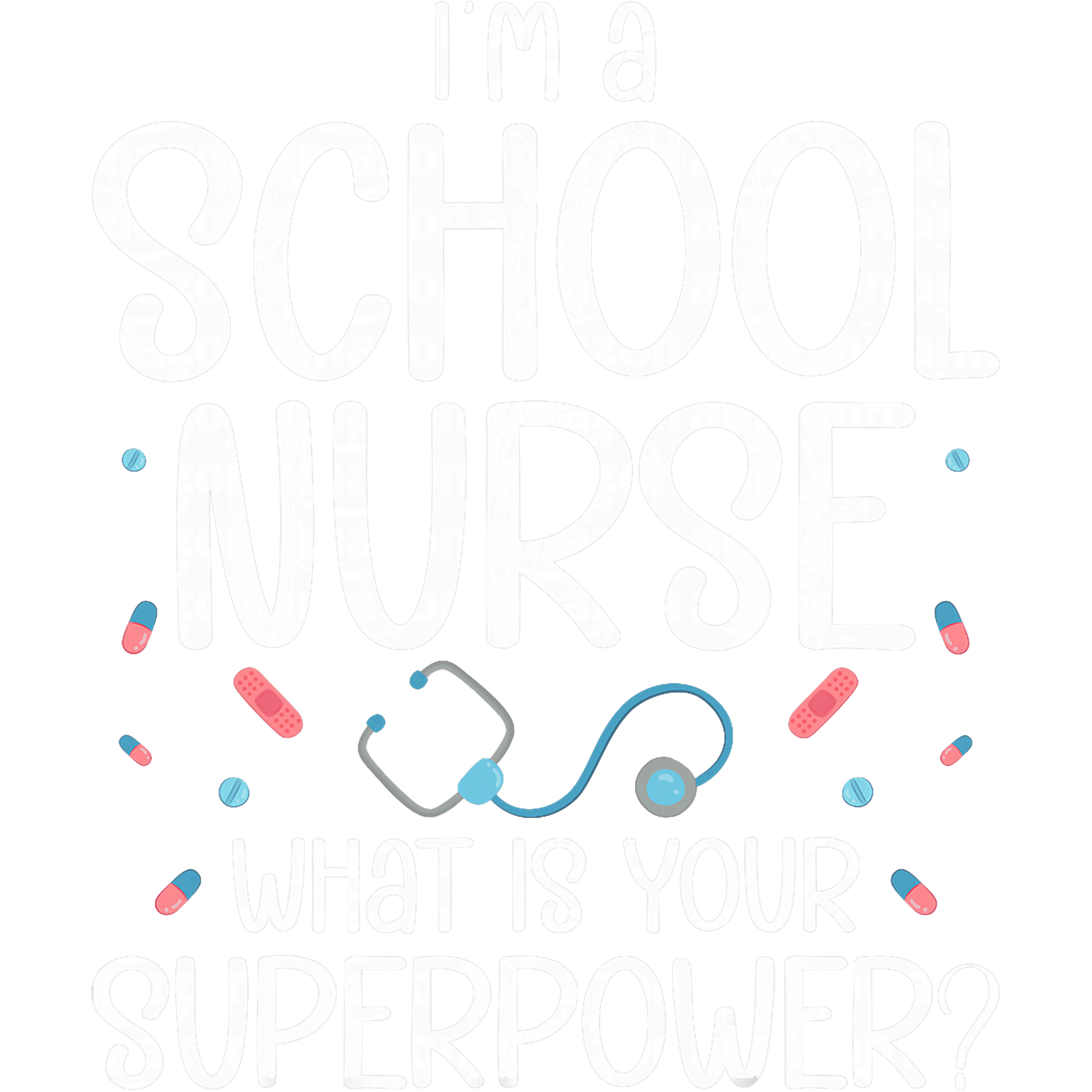 School Nurse Superpower DTF Transfer