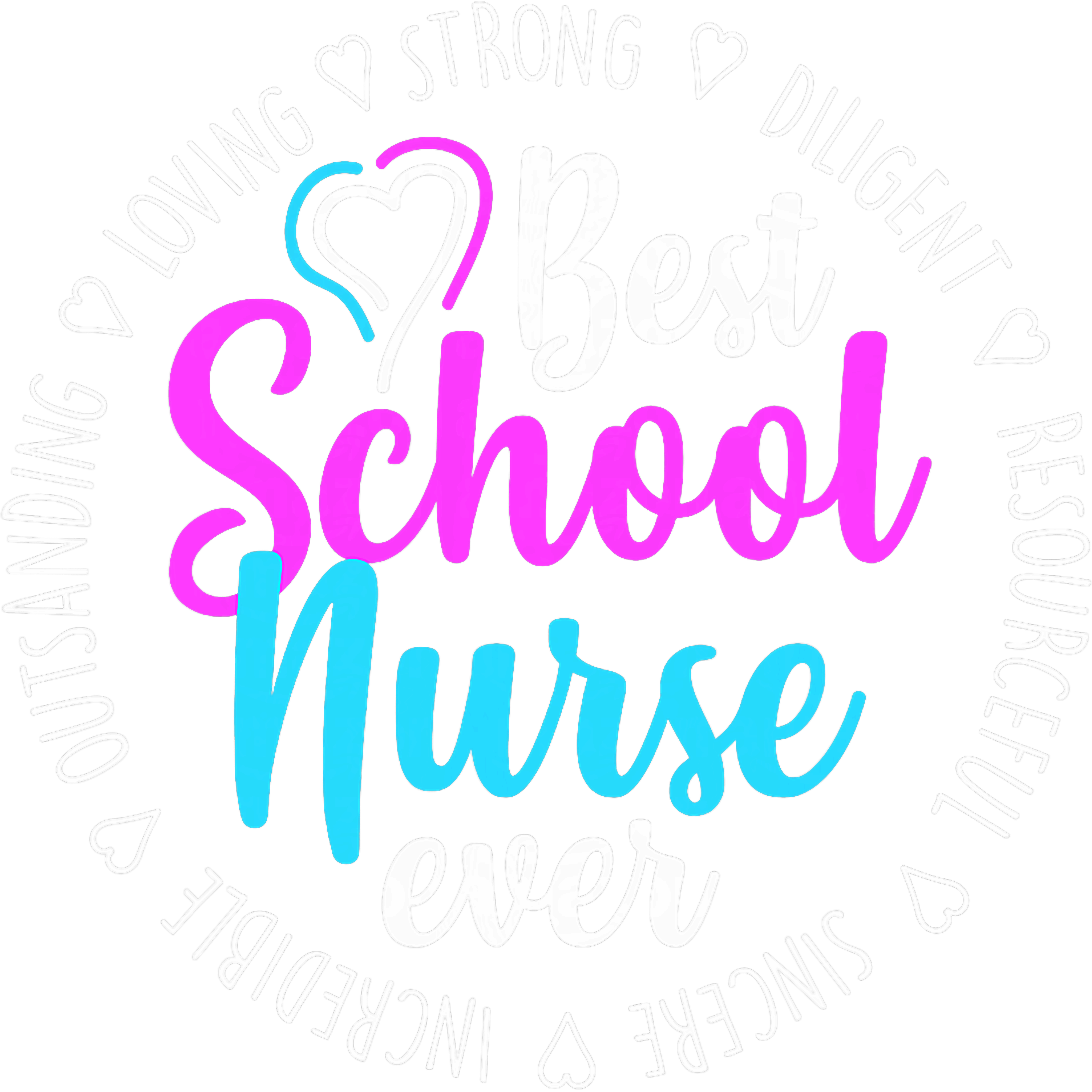 Best School Nurse DTF Transfer