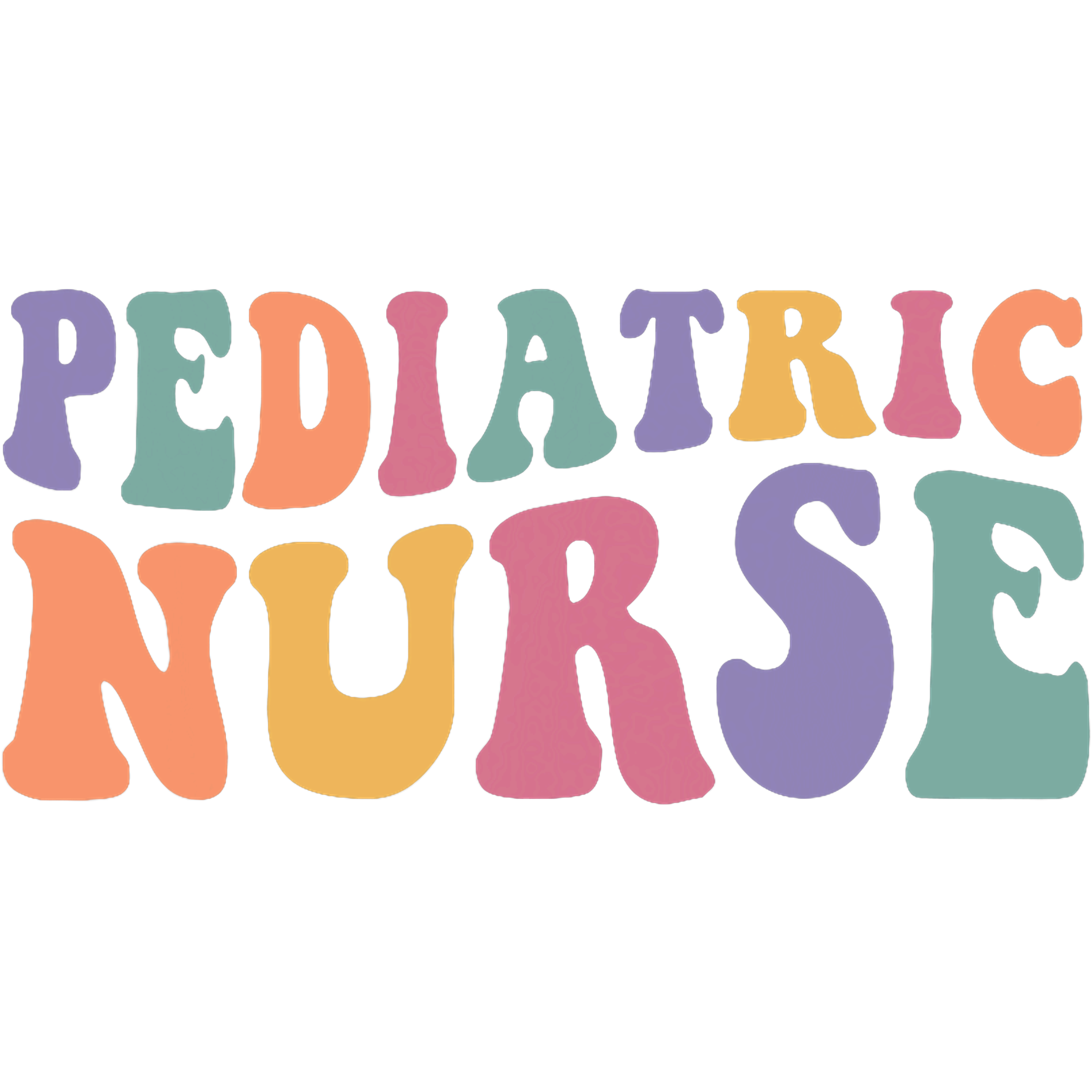 Retro Pediatric Nurse DTF Transfer