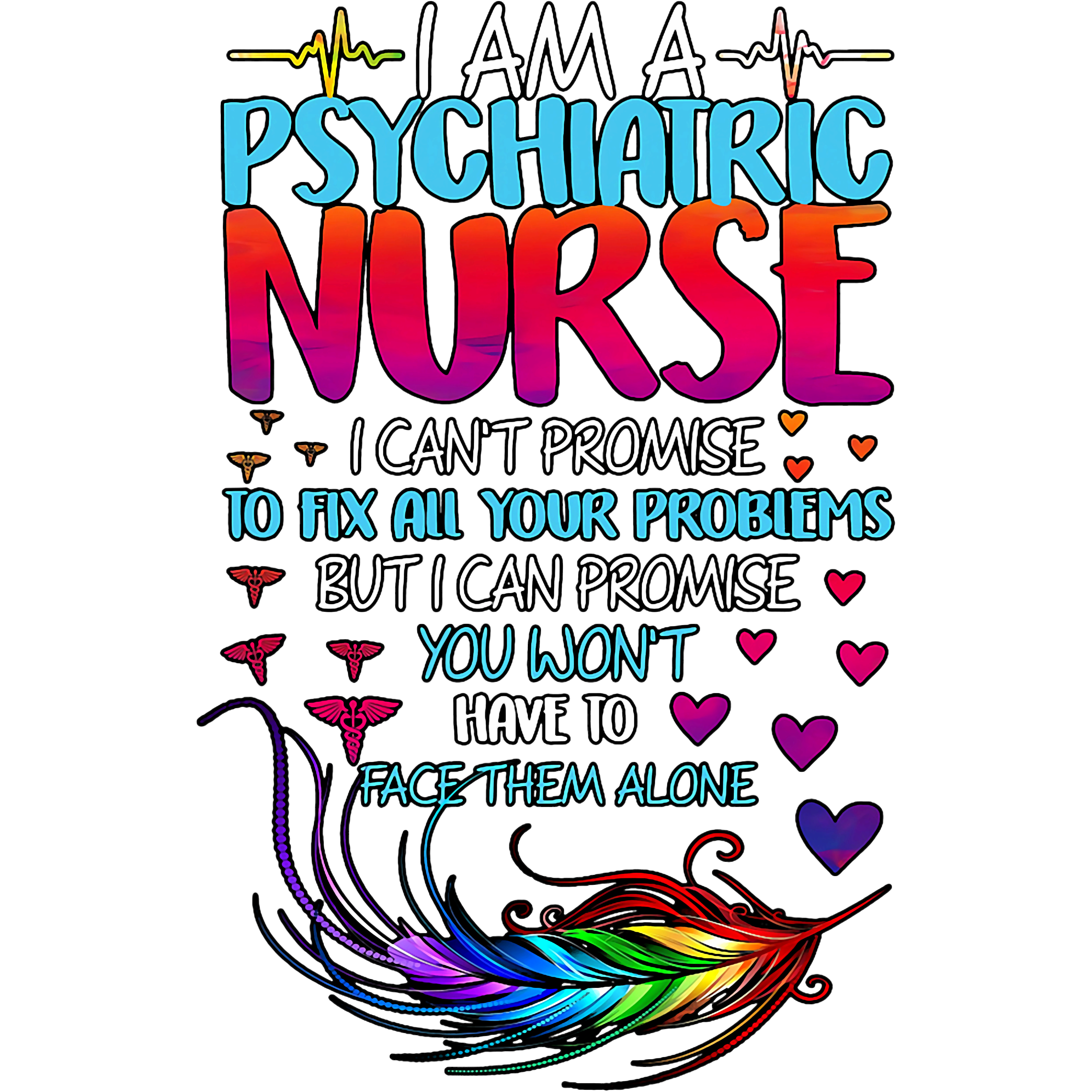 Psychiatric Nurse Support DTF Transfer
