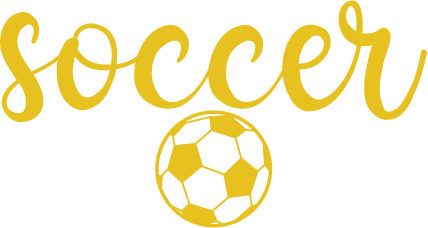Soccer Mom Classic Script and Ball DTF Transfer