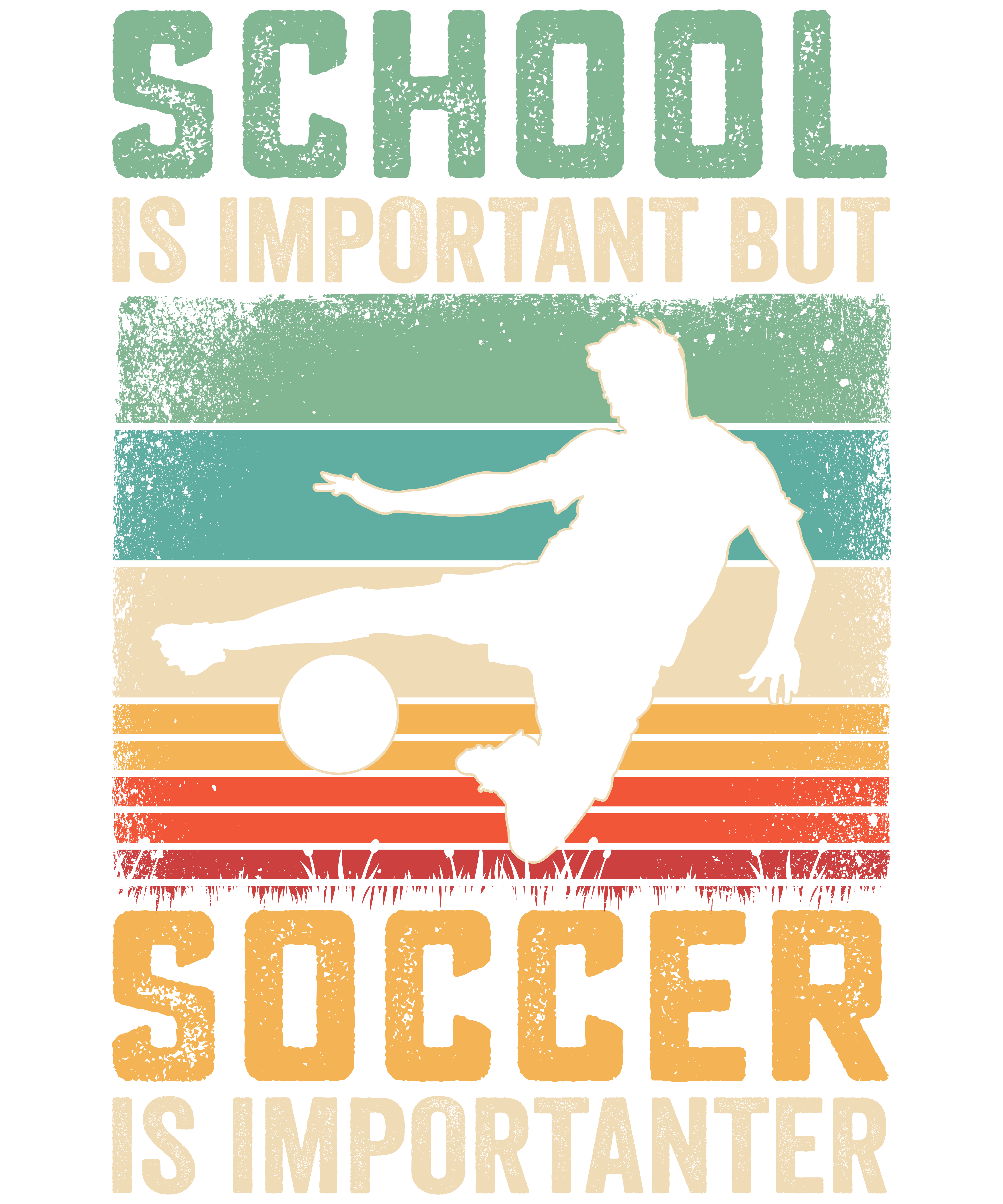 School Is Important But Soccer Is Importanter DTF Transfer