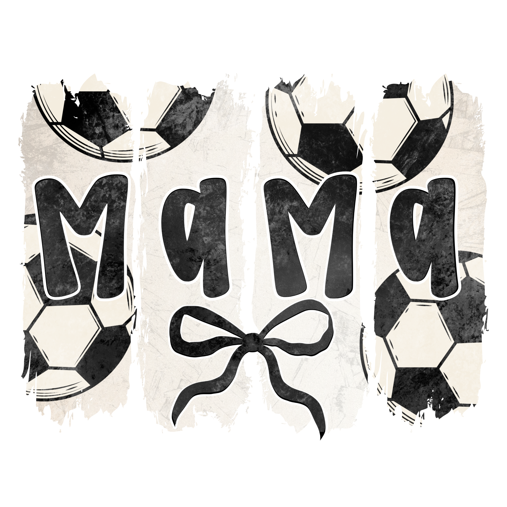 Soccer Mama Grunge Design DTF Transfer
