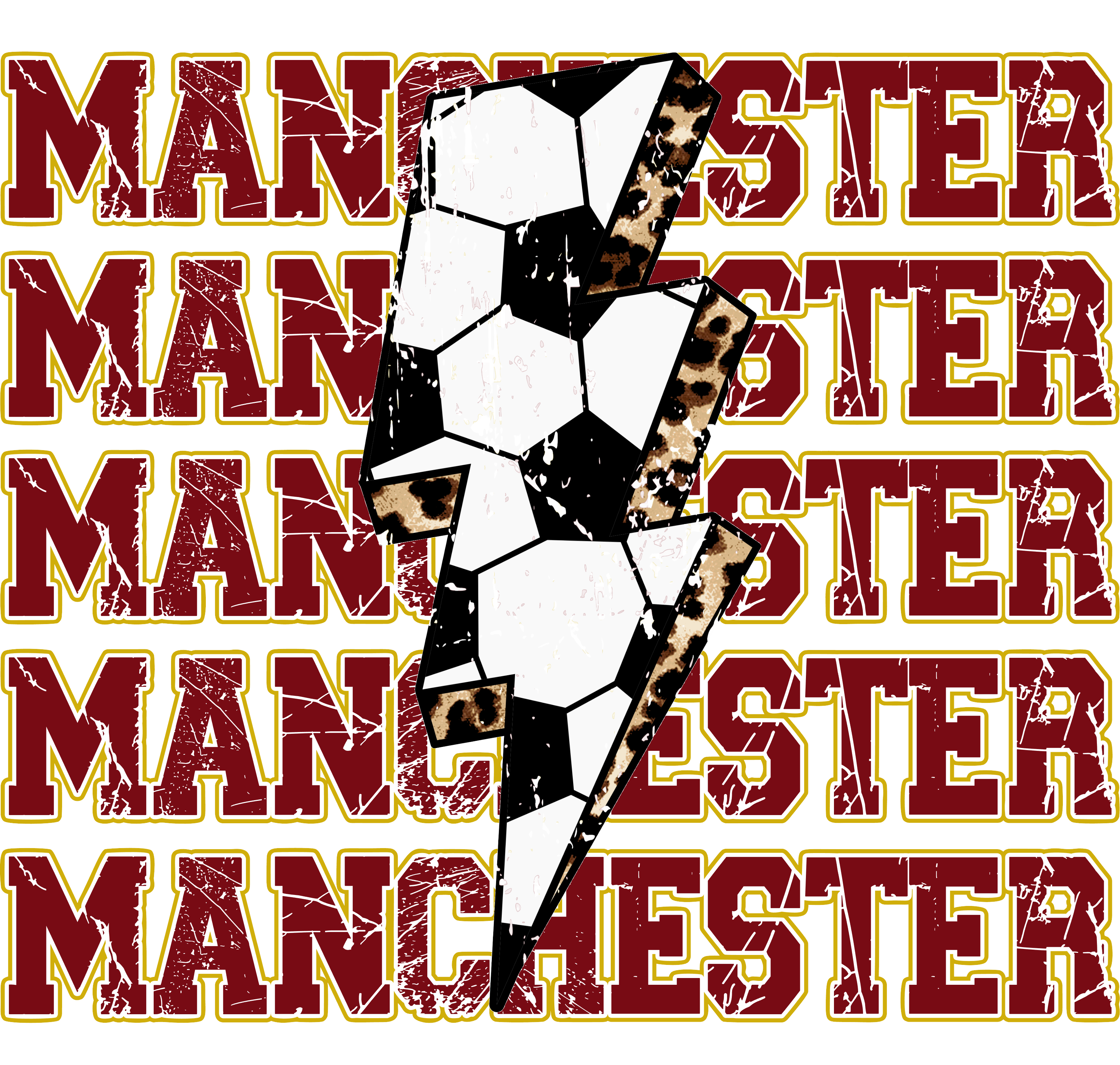 Soccer Manchester Lightning DTF Transfer