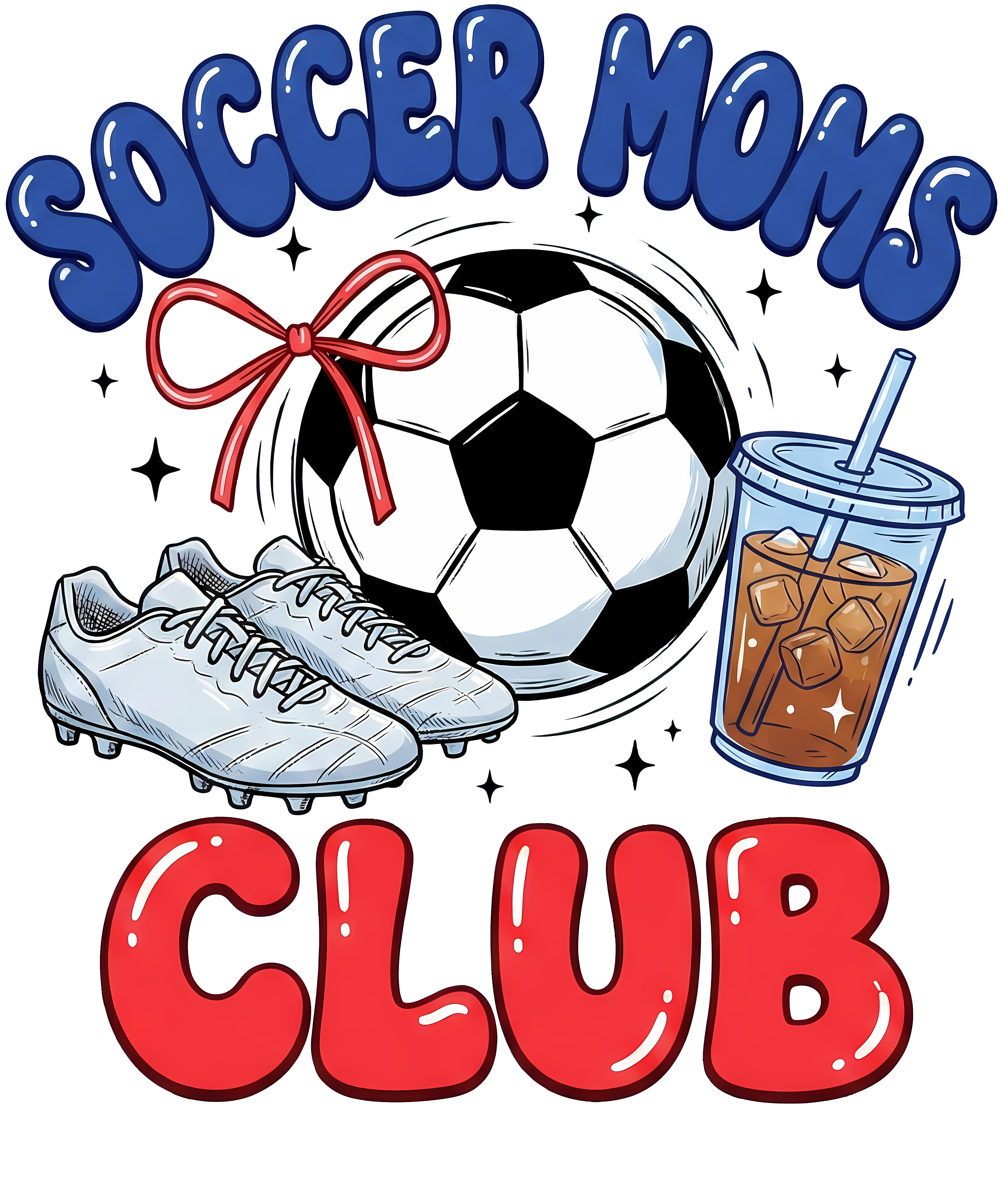 Soccer Moms Club DTF Transfer