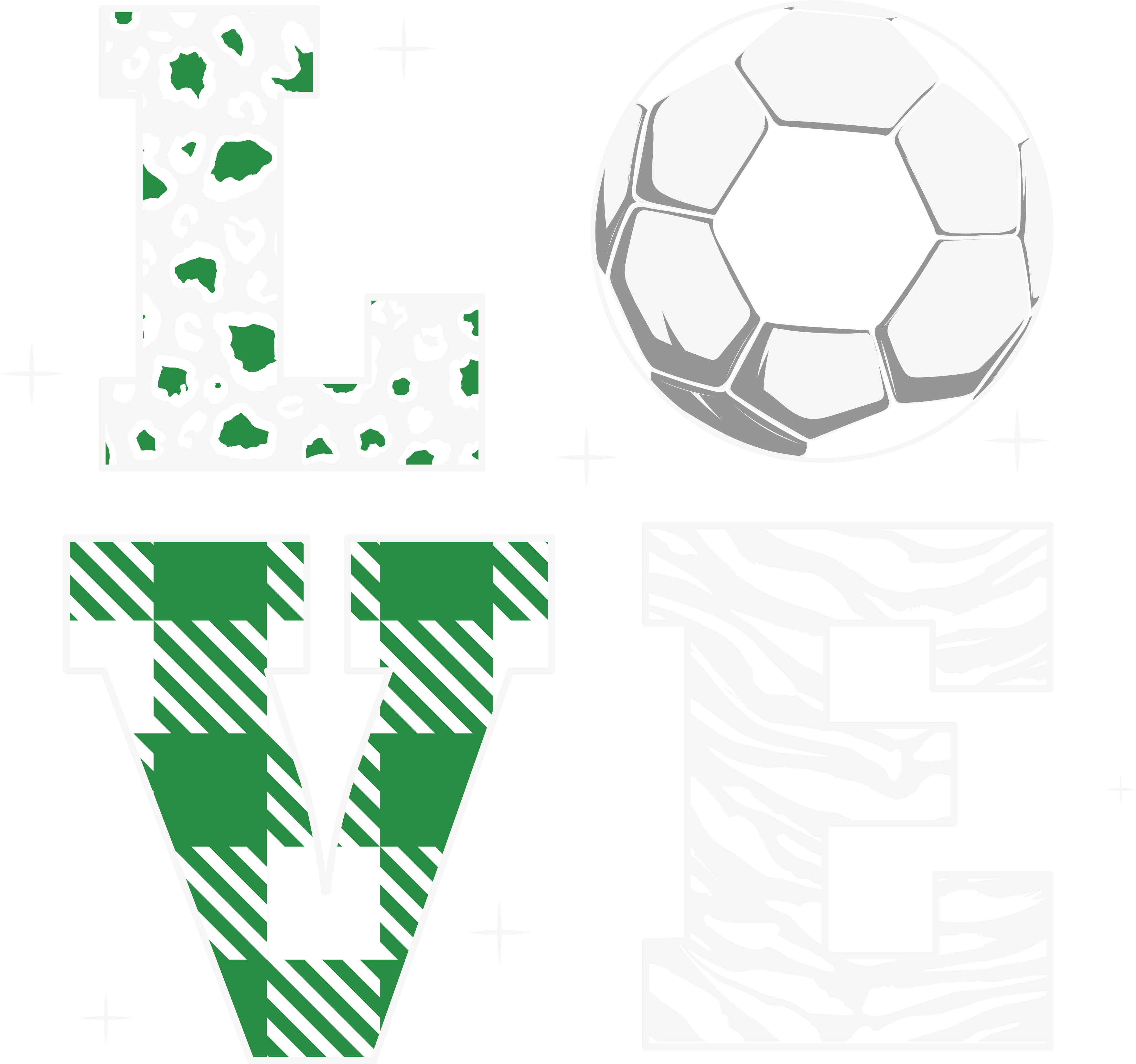 Love Soccer DTF Transfer
