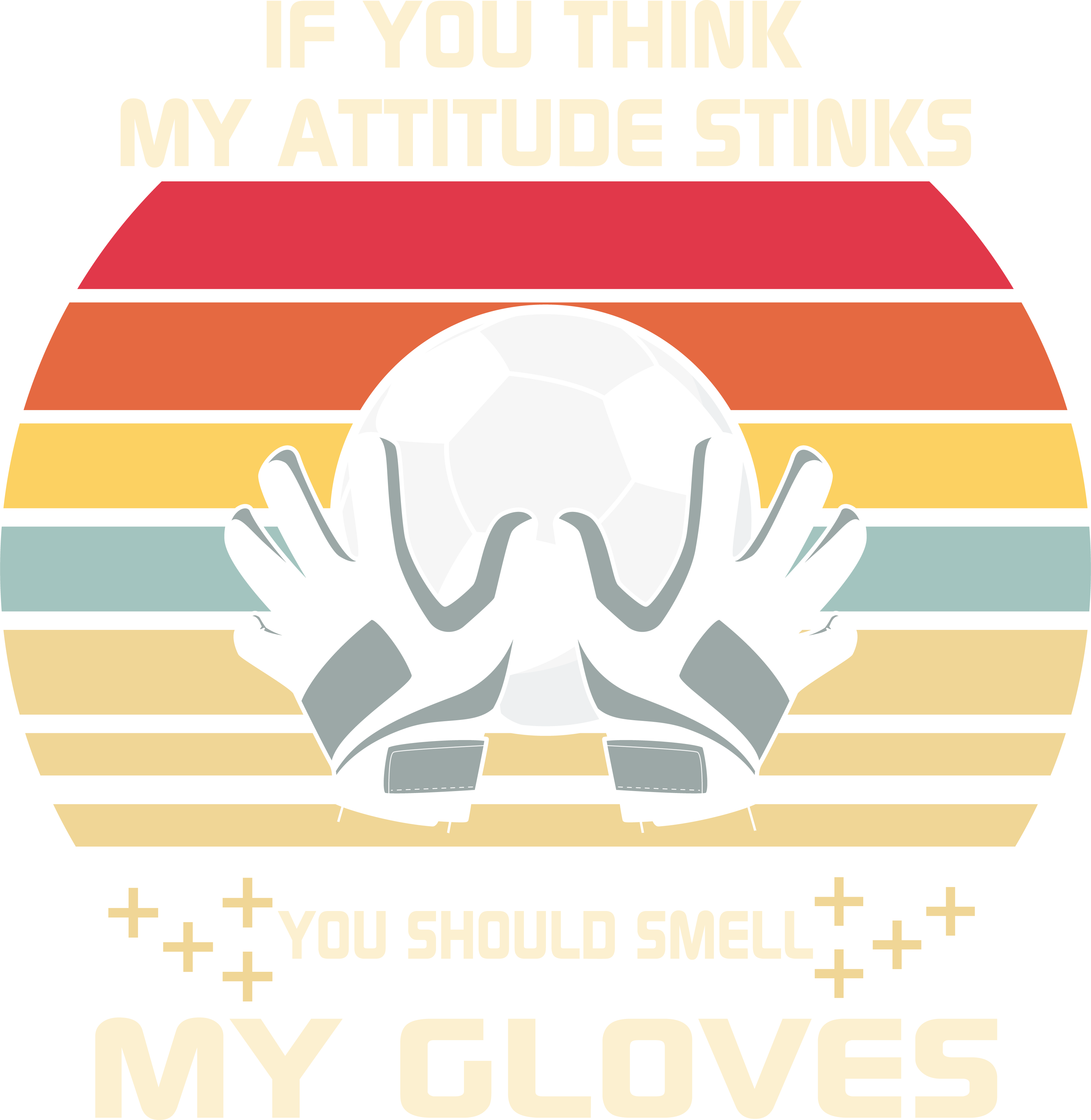 If You Think My Attitude Stinks You Should Smell My Gloves DTF Transfer
