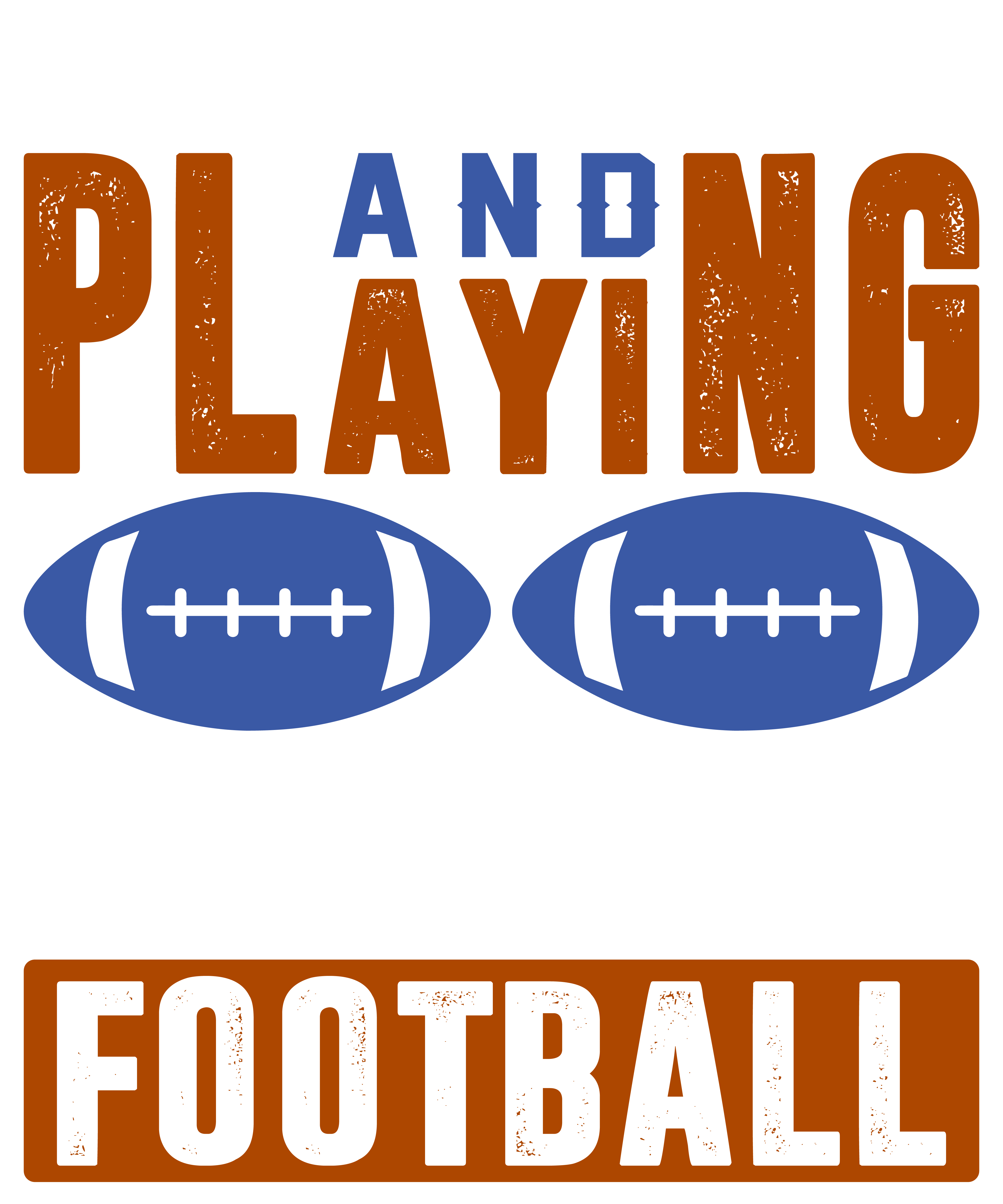 Keep Calm And Playing American Football DTF Transfer