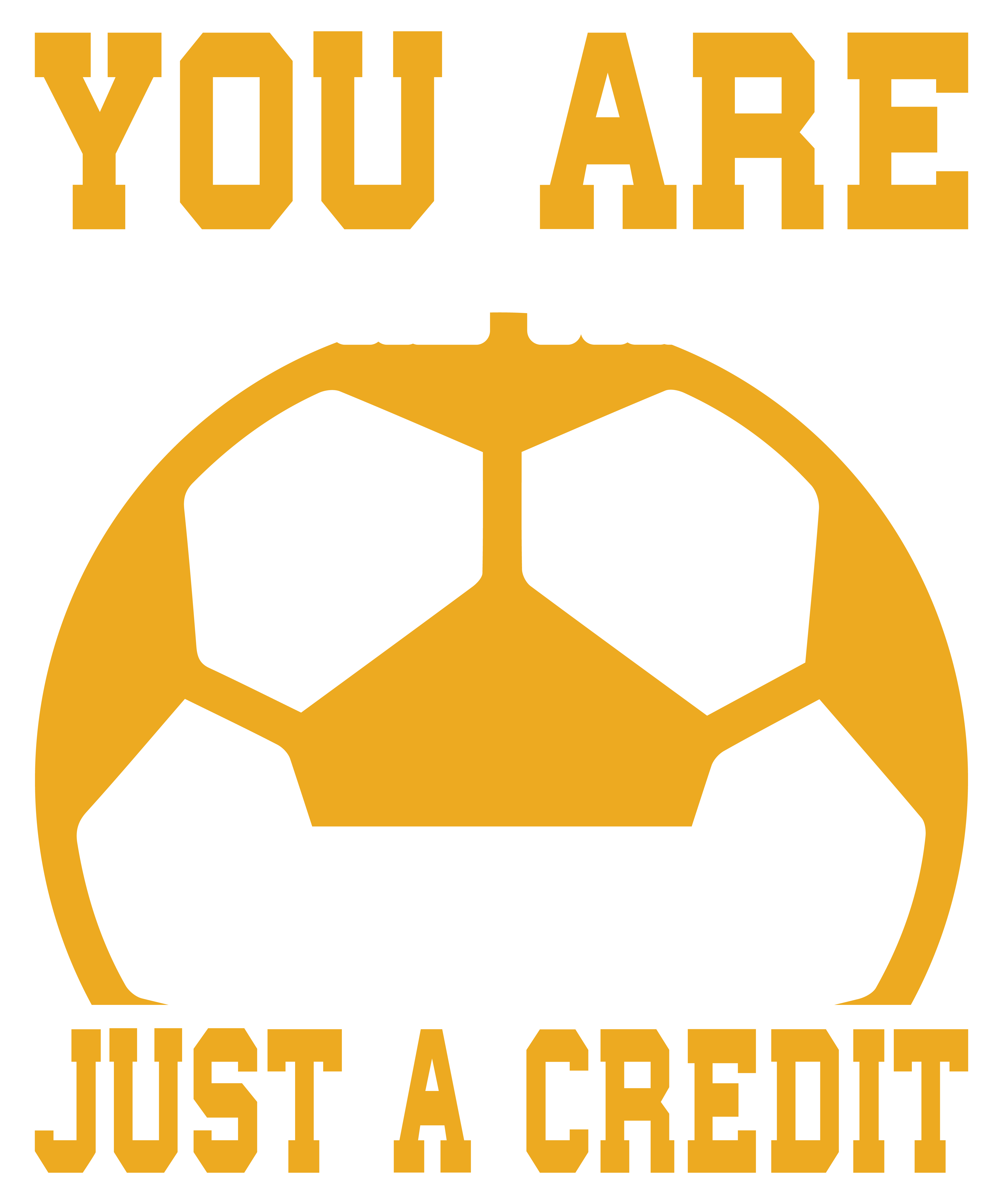 You Are More Than Score Just A Credit DTF Transfer