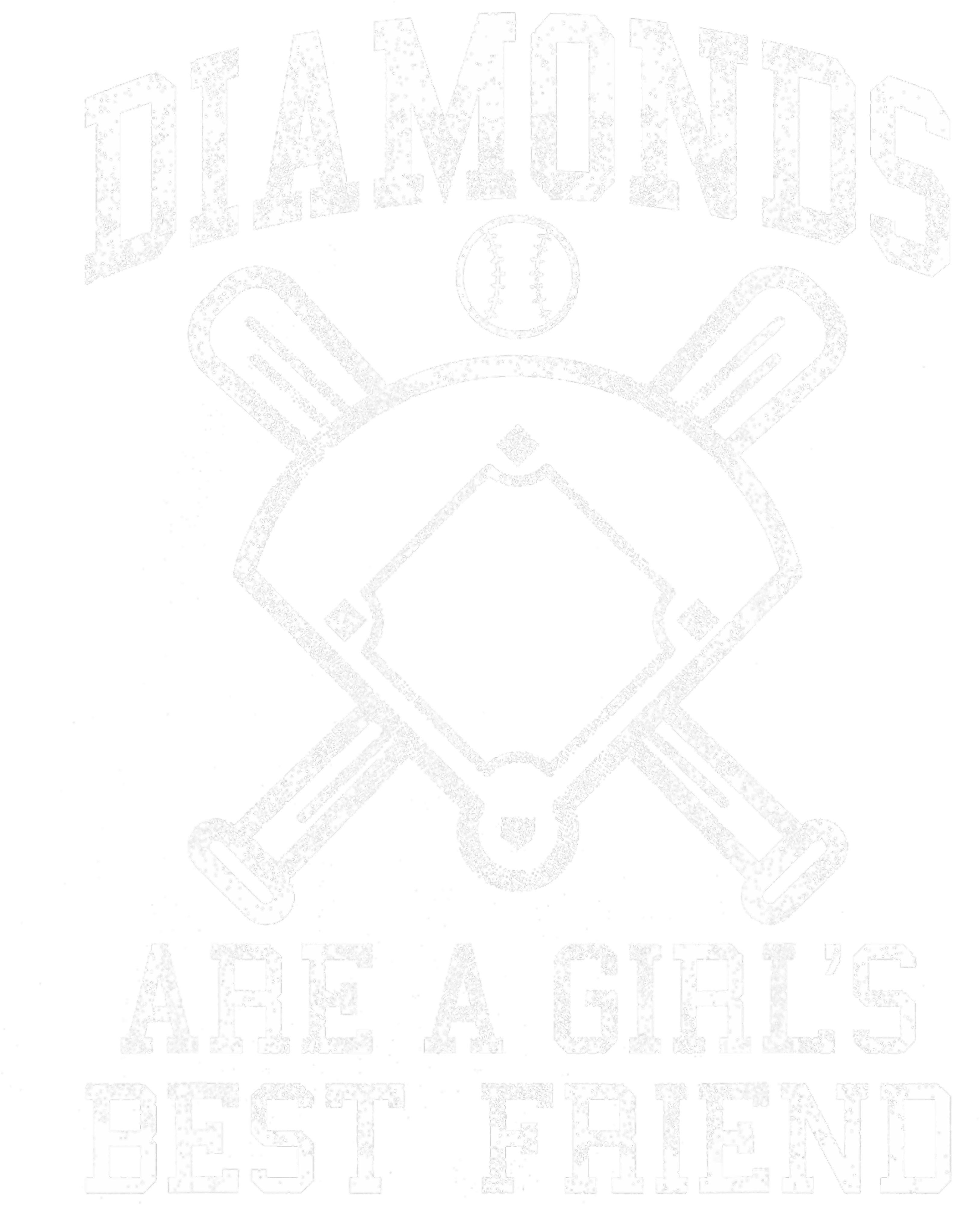 Diamonds Are A Girls Best Friend DTF Transfer