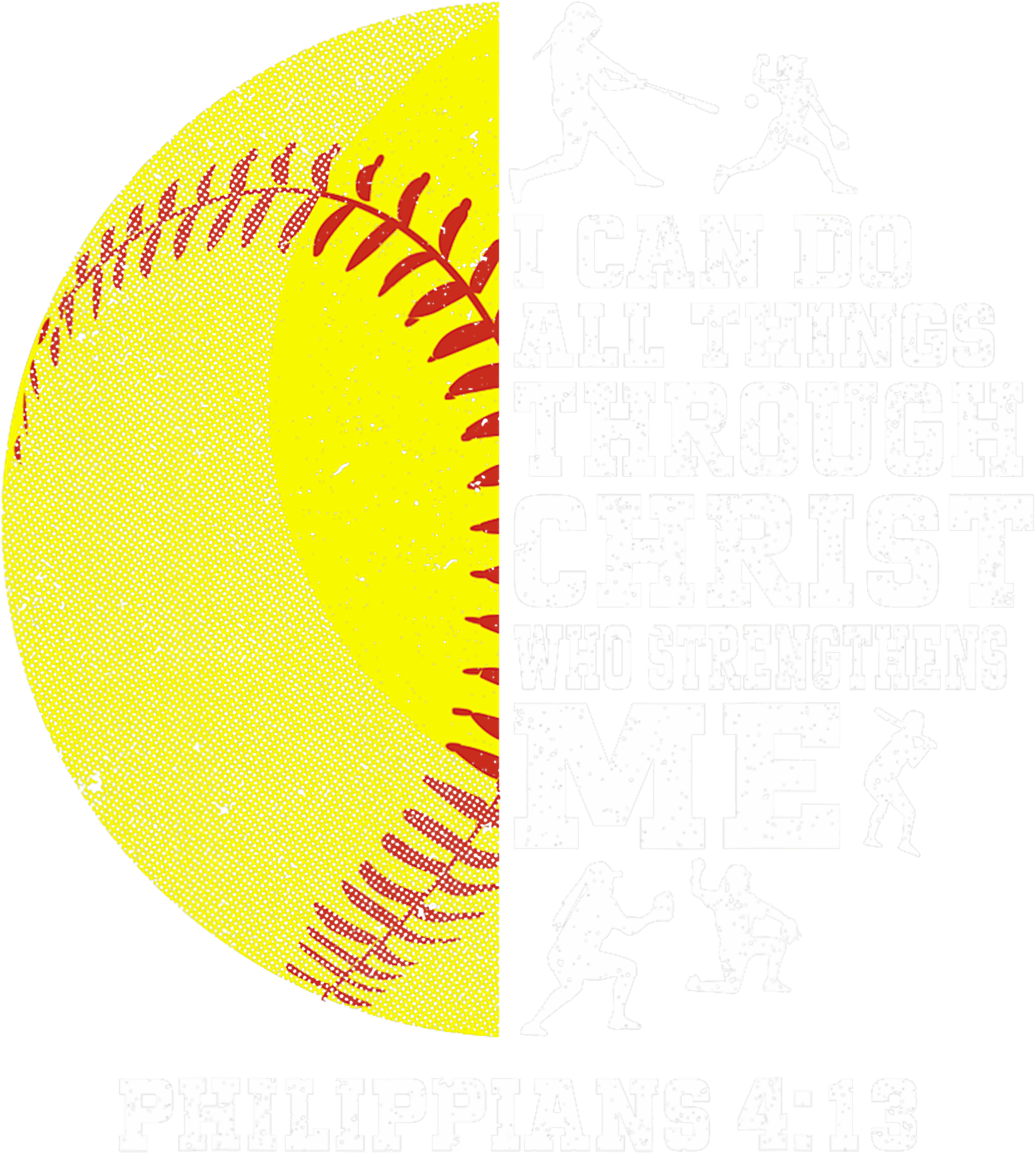 Through Christ Who Strengthens Me I Can Do All Things DTF Transfer