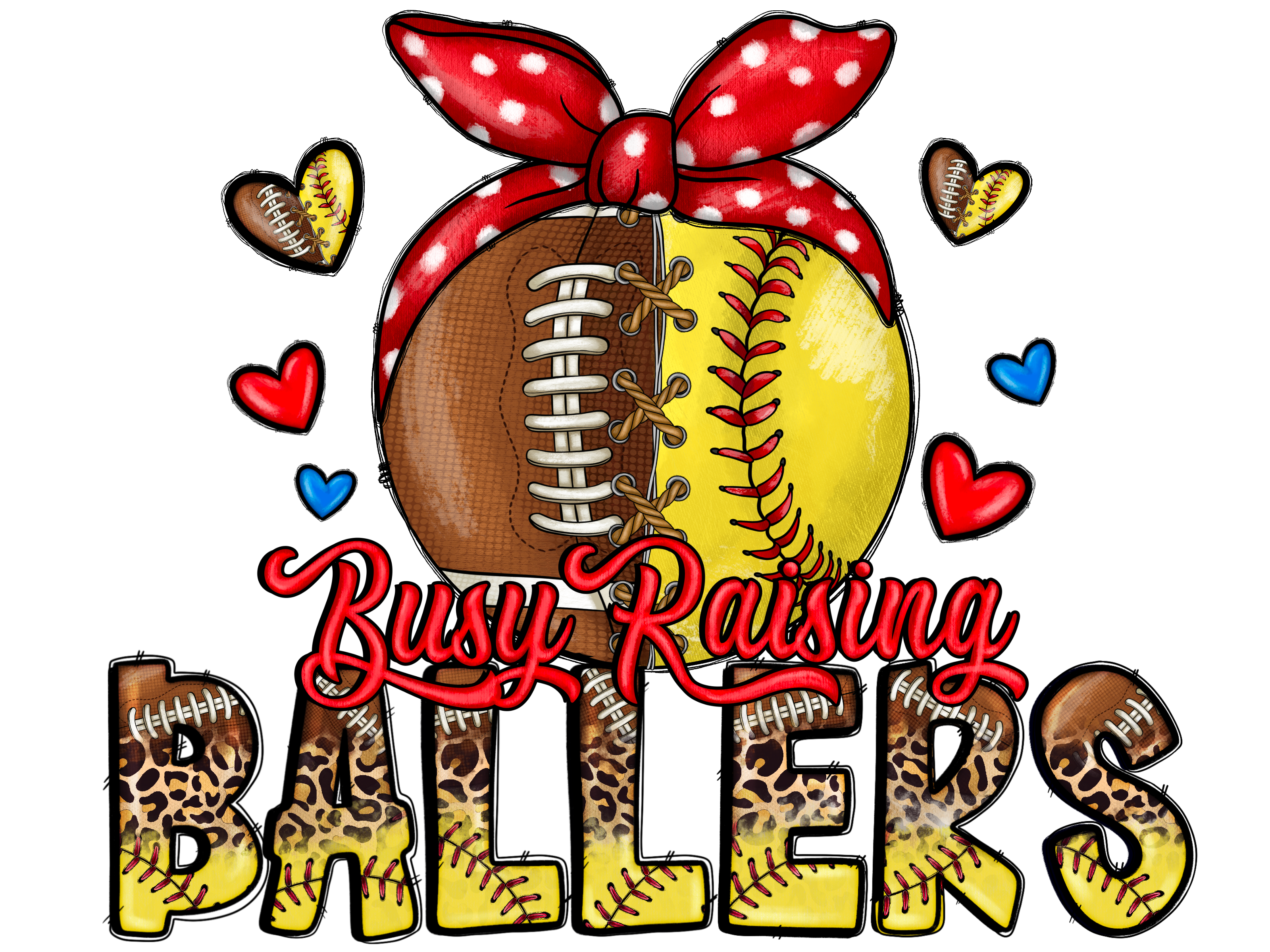 Busy Raising Softball Players DTF Transfer